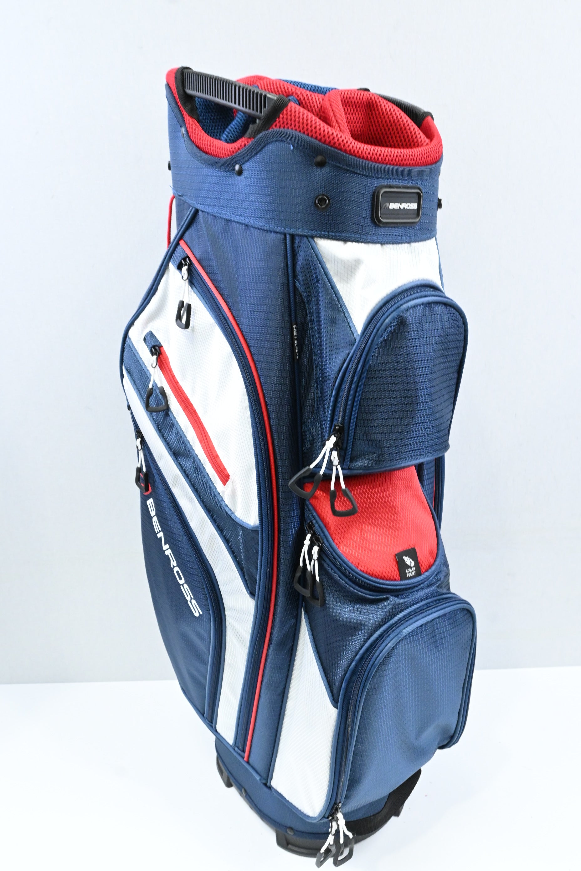 Benross Pro 2.0 Cart Bag / 14-Way / Blue, White, Red