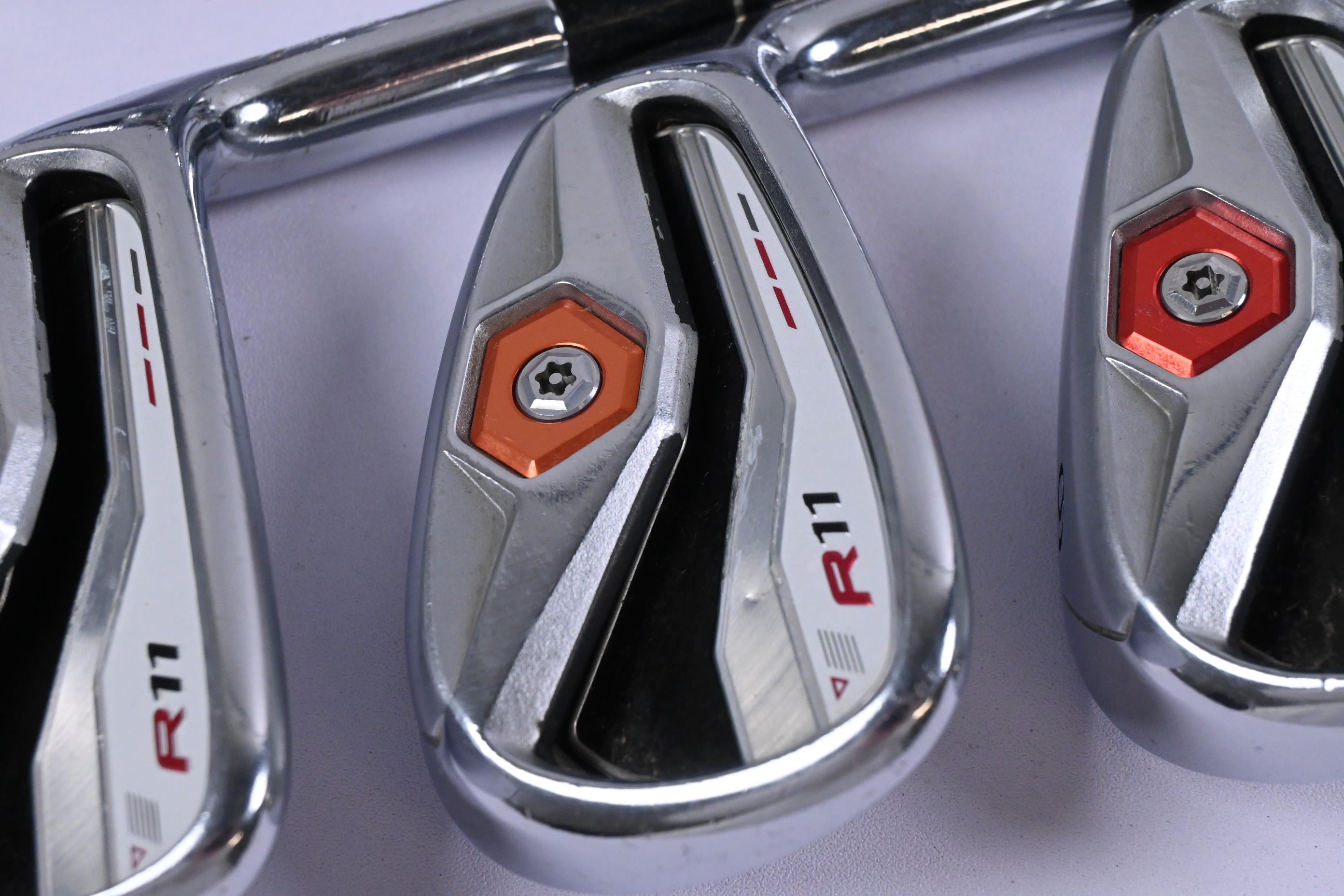 Taylormade R11 Irons / 4-9 iron / Stiff Flex KBS Shafts