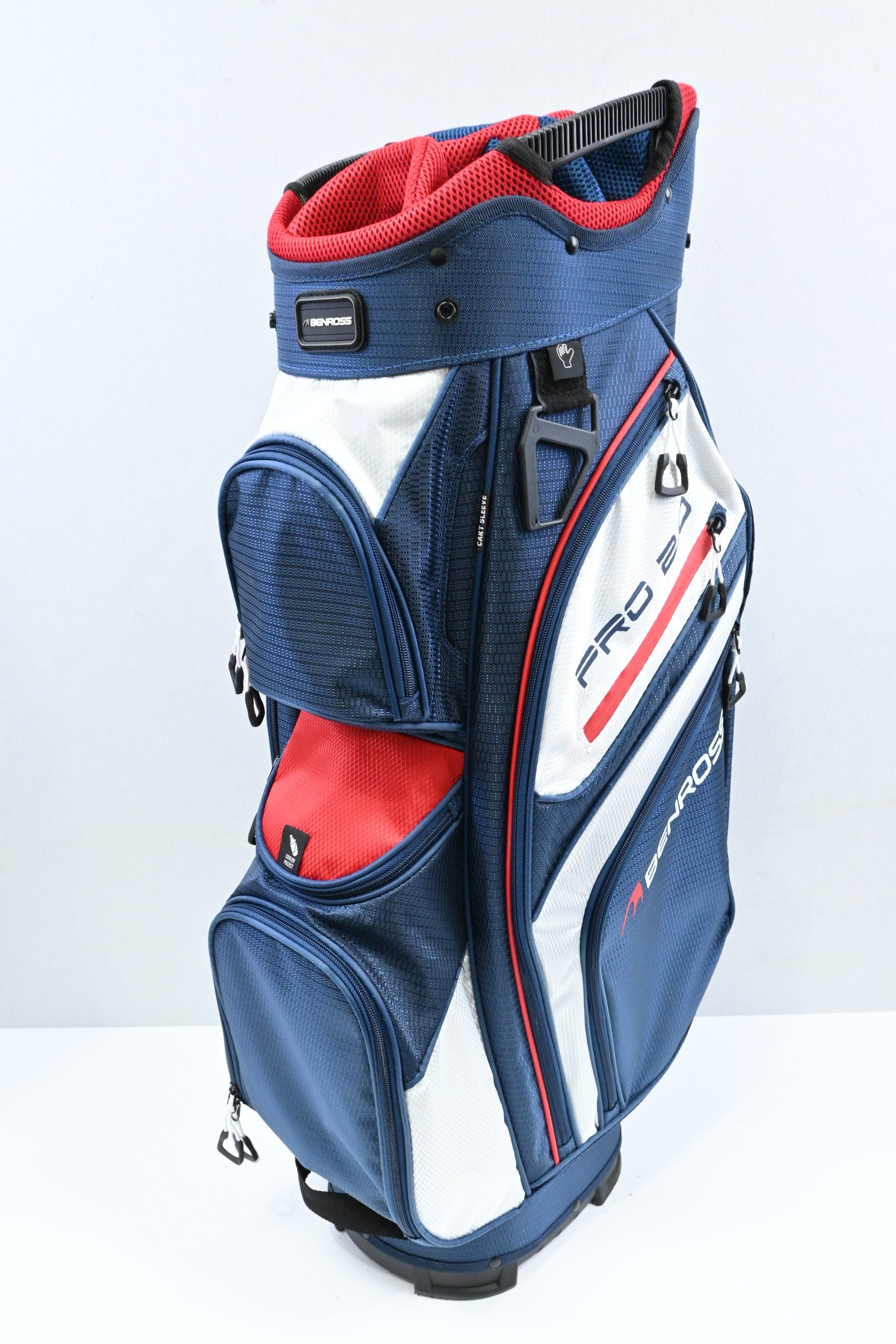 Benross Pro 2.0 Cart Bag / 14-Way / Blue, White, Red