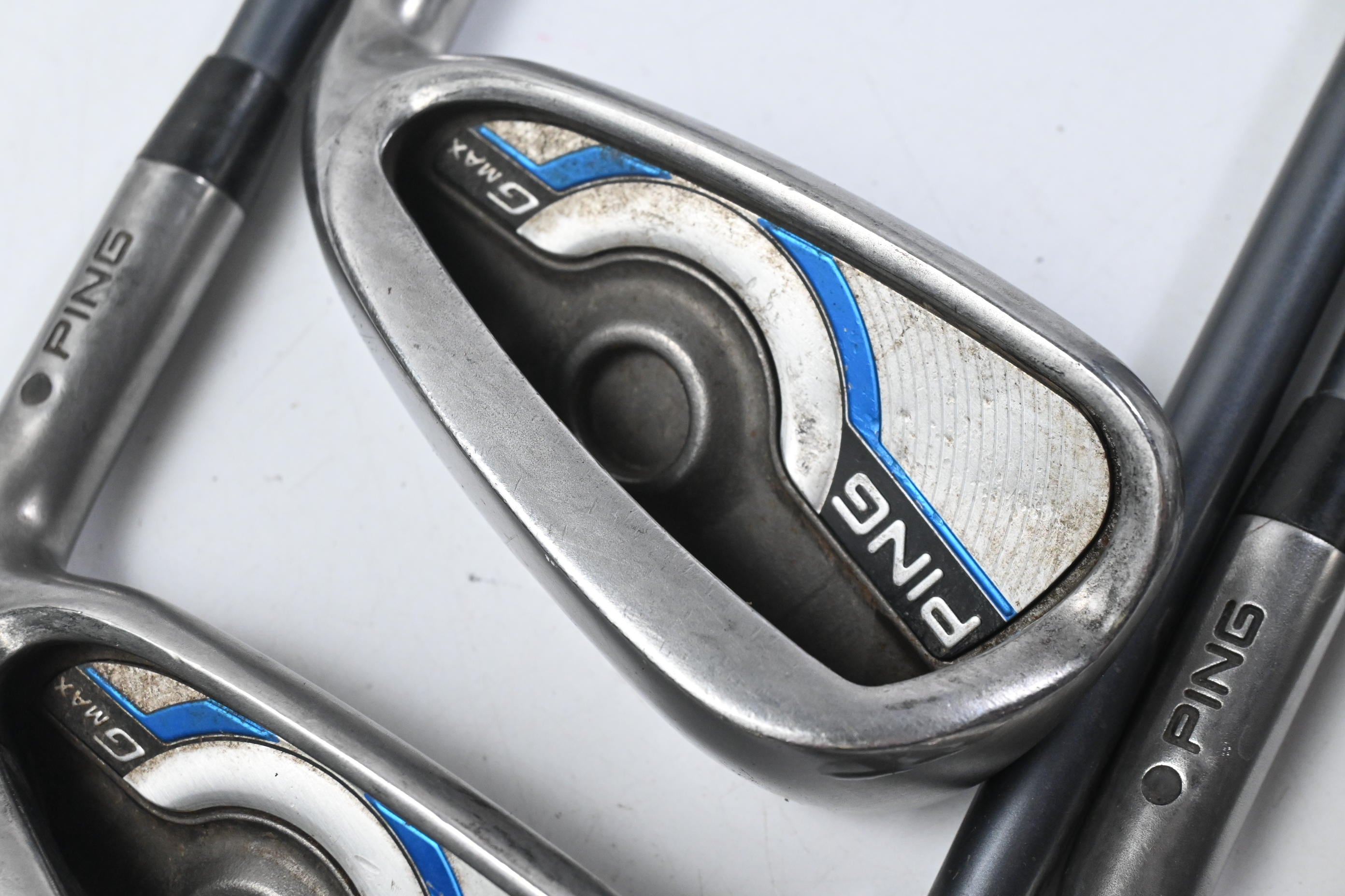 Ping GMax Irons / 7-PW+SW / Black Dot / Senior Flex Ping CFS 65 Shafts