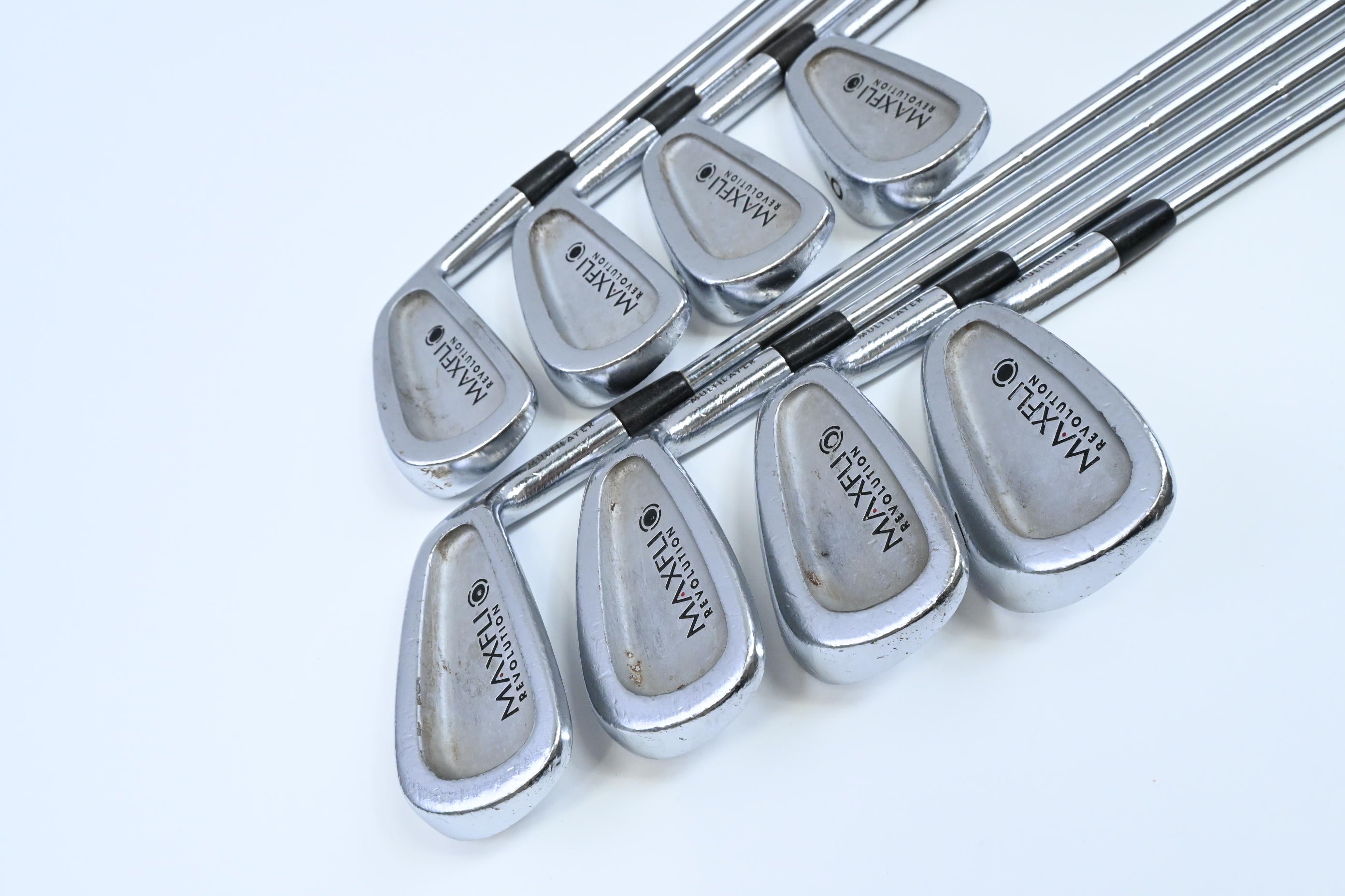 Maxfli Revolution Black Dot Irons / 3-PW / Stiff Flex Dynamic Gold S300U Shafts