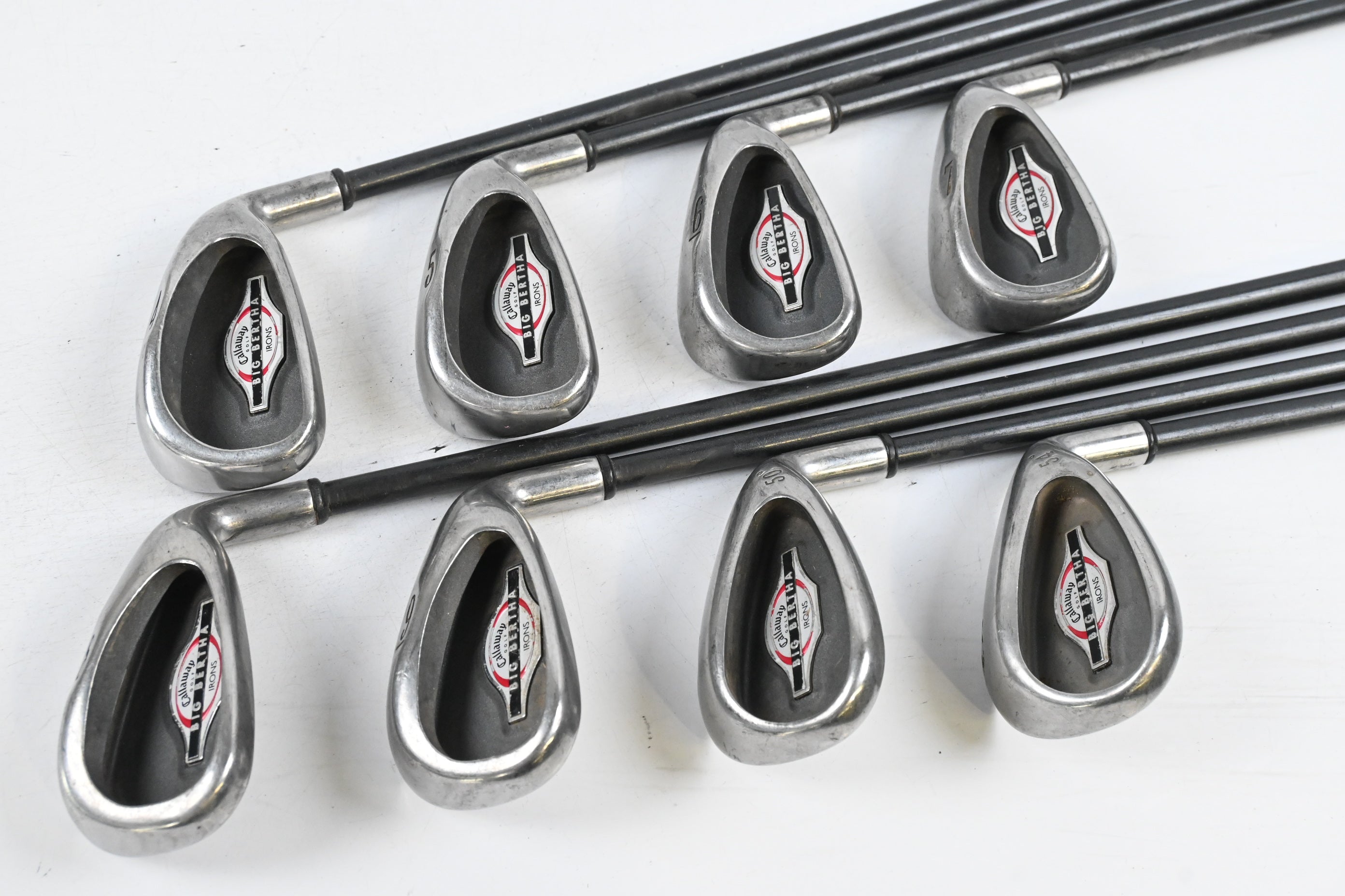 Callaway Big Bertha 2002 Irons / 4-PW+SW / Regular Flex RCH 75i Shafts