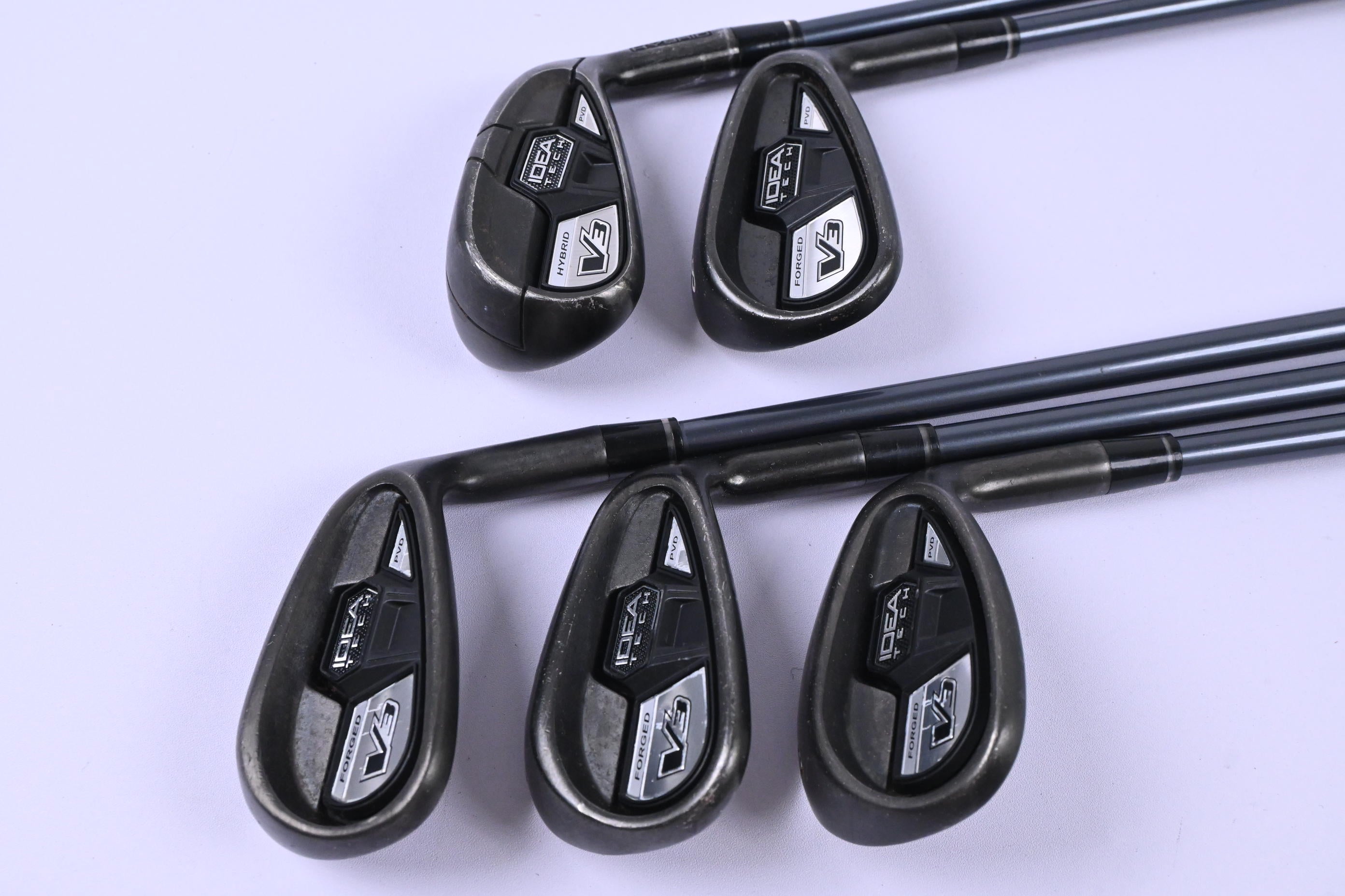 Adams Idea Tech V3 Hybrid Combo Irons / 7-PW+SW / Senior Flex Bassara 55 Shaft