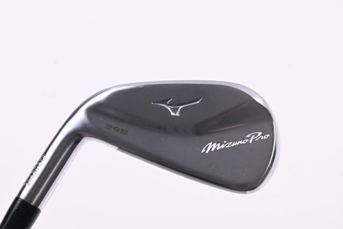 Left Hand Mizuno Pro 245 #4 Iron / 21.5 Degree / Stiff Flex AMT Black S300 Shaft