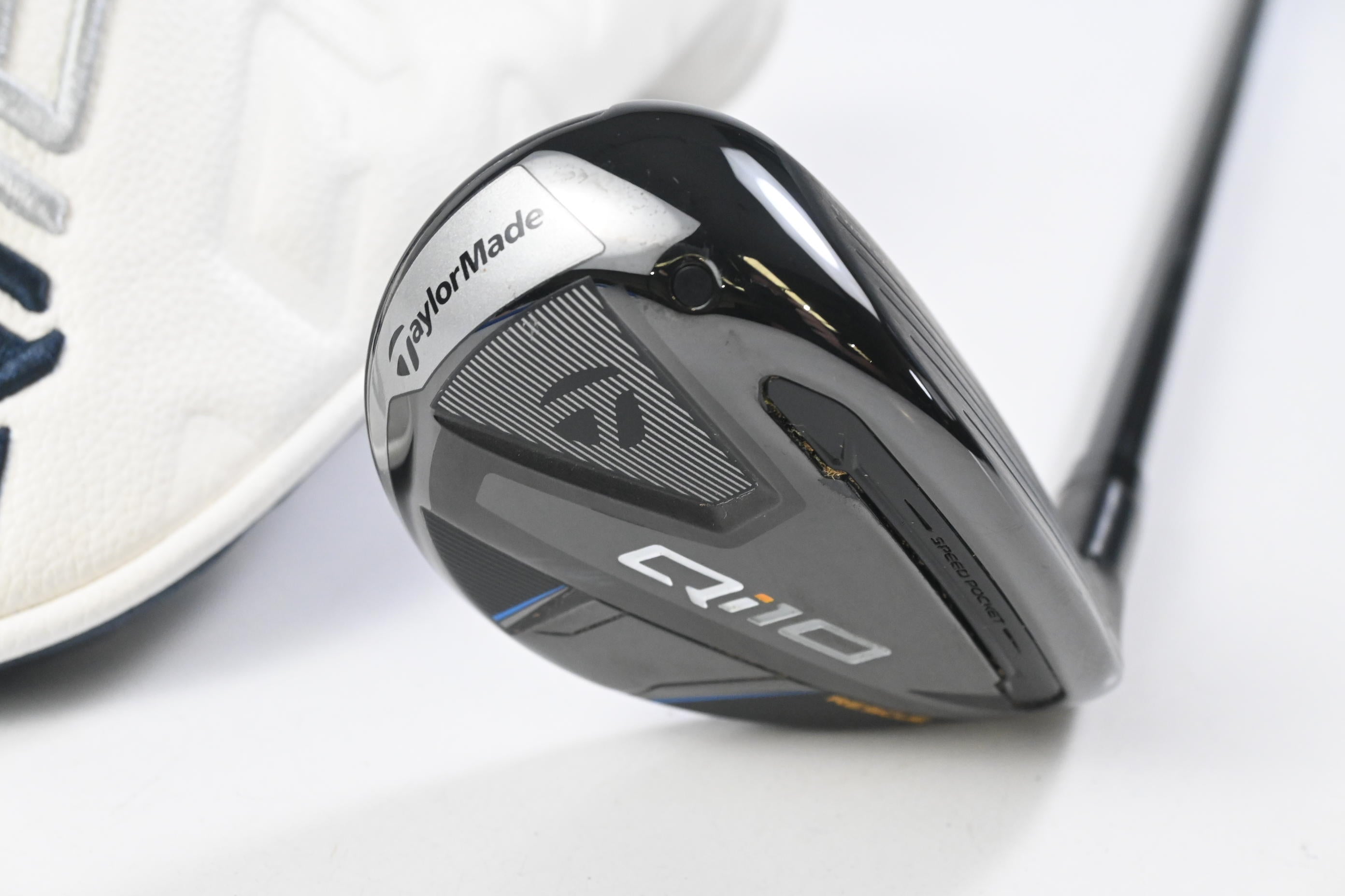 Taylormade Qi10 #3 Hybrid / 19 Degree / Stiff Flex Ventus TR Blue 7 Shaft
