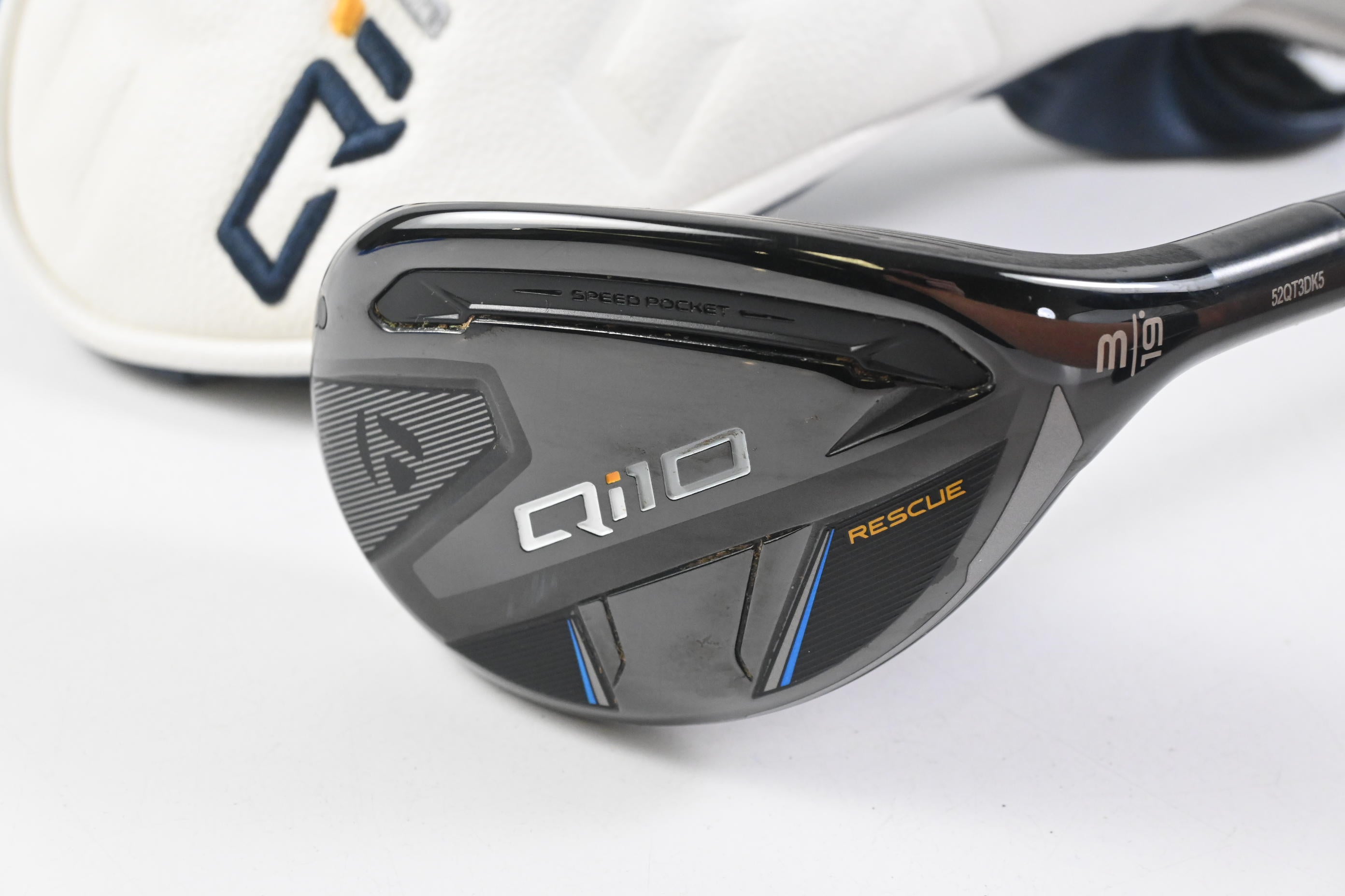 Taylormade Qi10 #3 Hybrid / 19 Degree / Stiff Flex Ventus TR Blue 7 Shaft