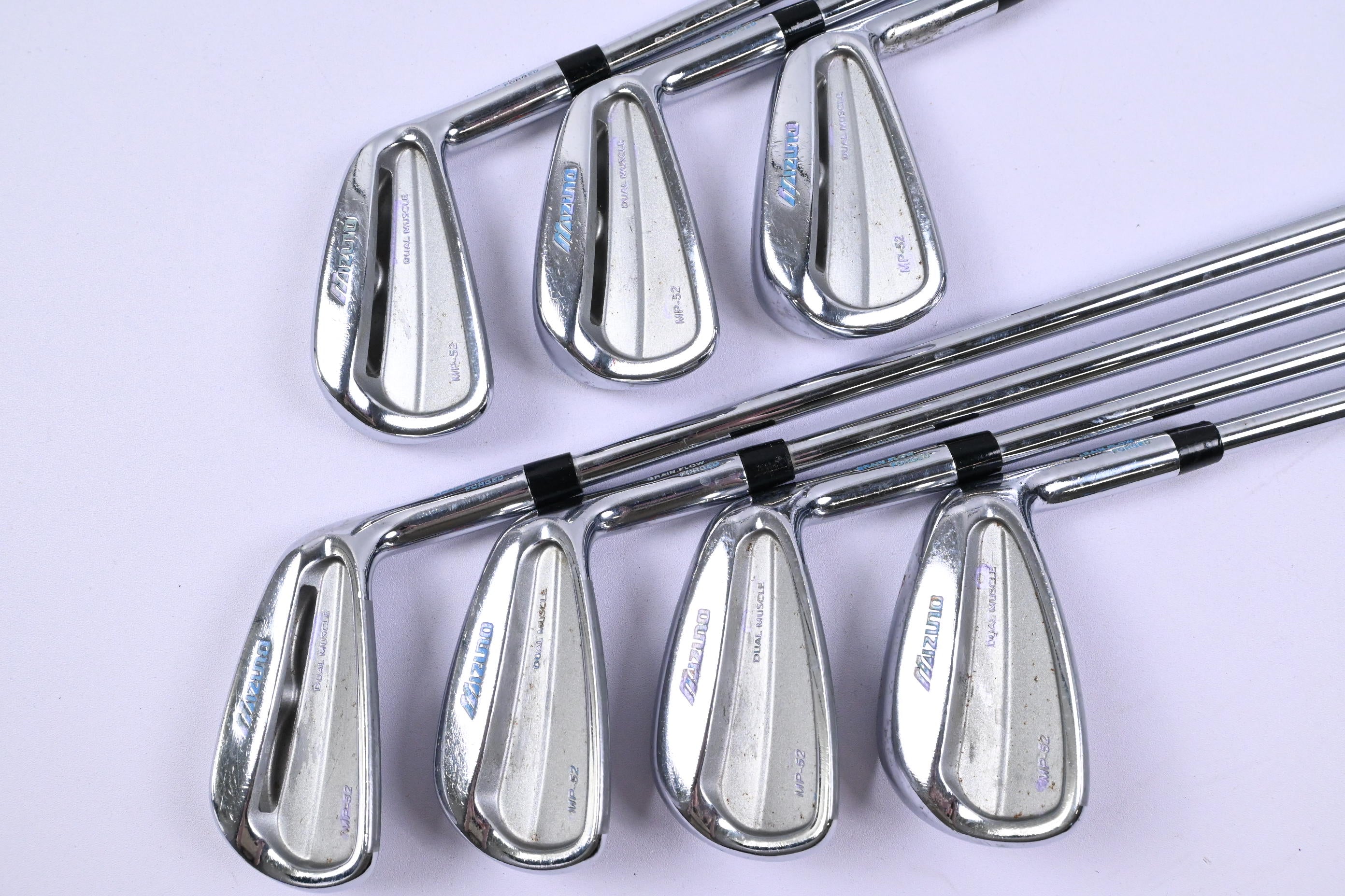 Mizuno MP-52 Irons / 4-PW / Stiff Flex Project X Rifle Shafts