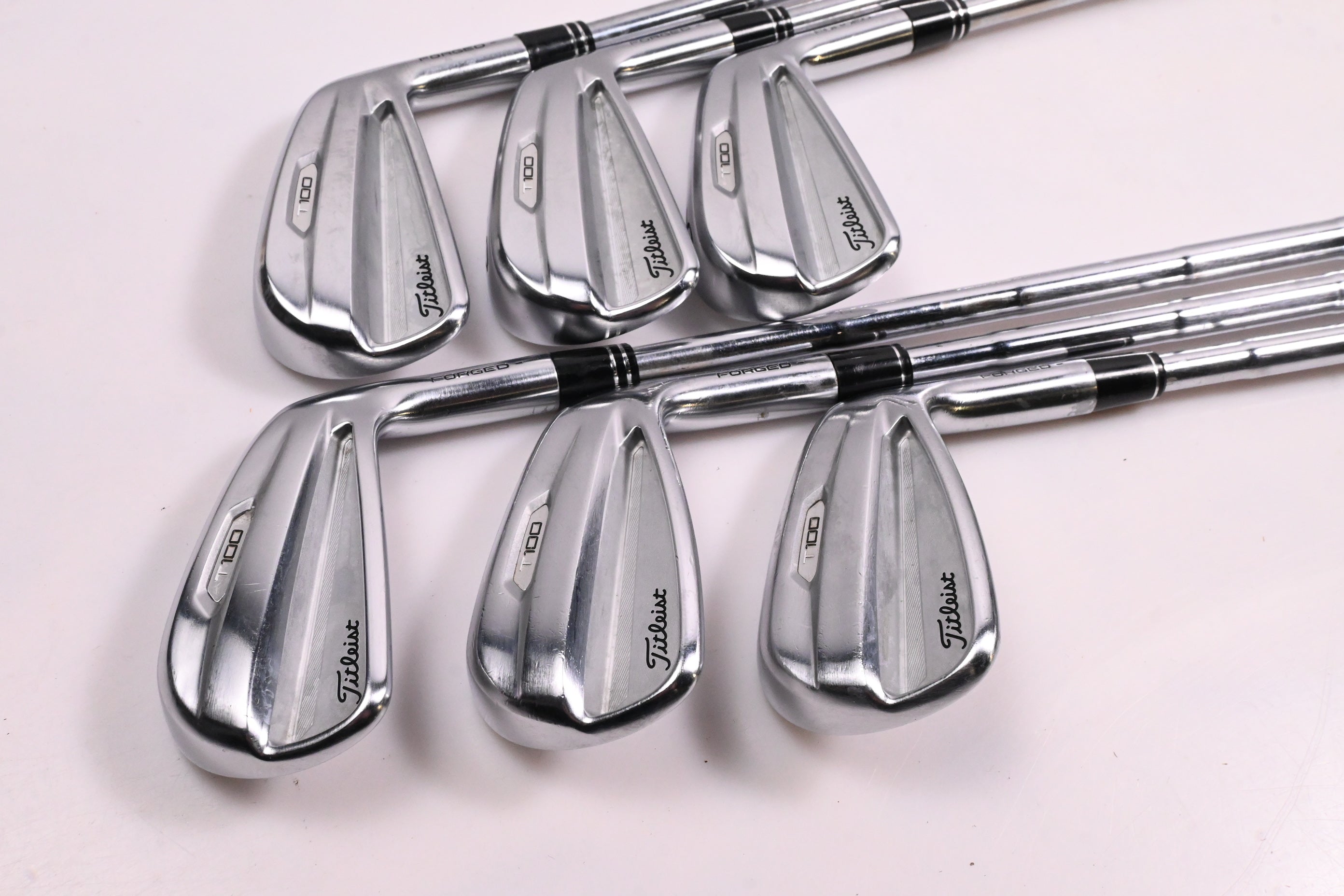 Titleist T100 2021 Irons / 4-9i / Stiff Flex Ping Shafts