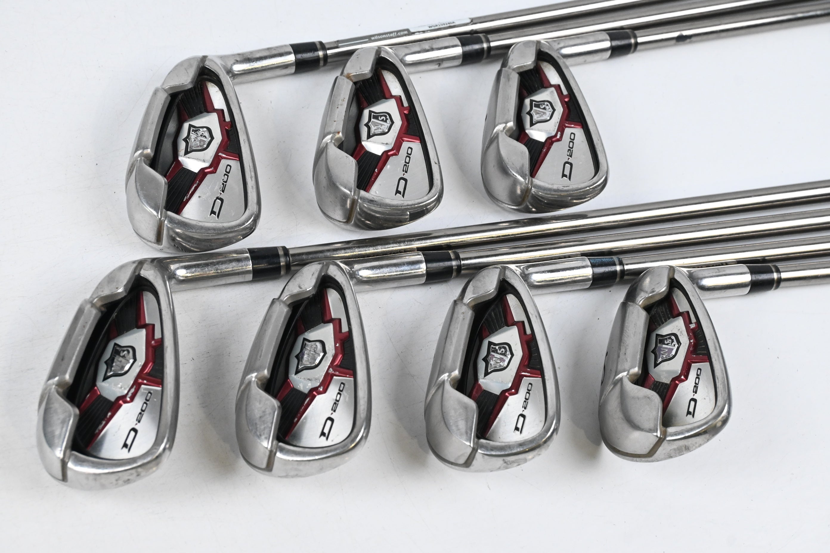 Wilson D200 Irons / 5-PW+SW / Regular Flex UST Mamiya Elements Chrome Shafts