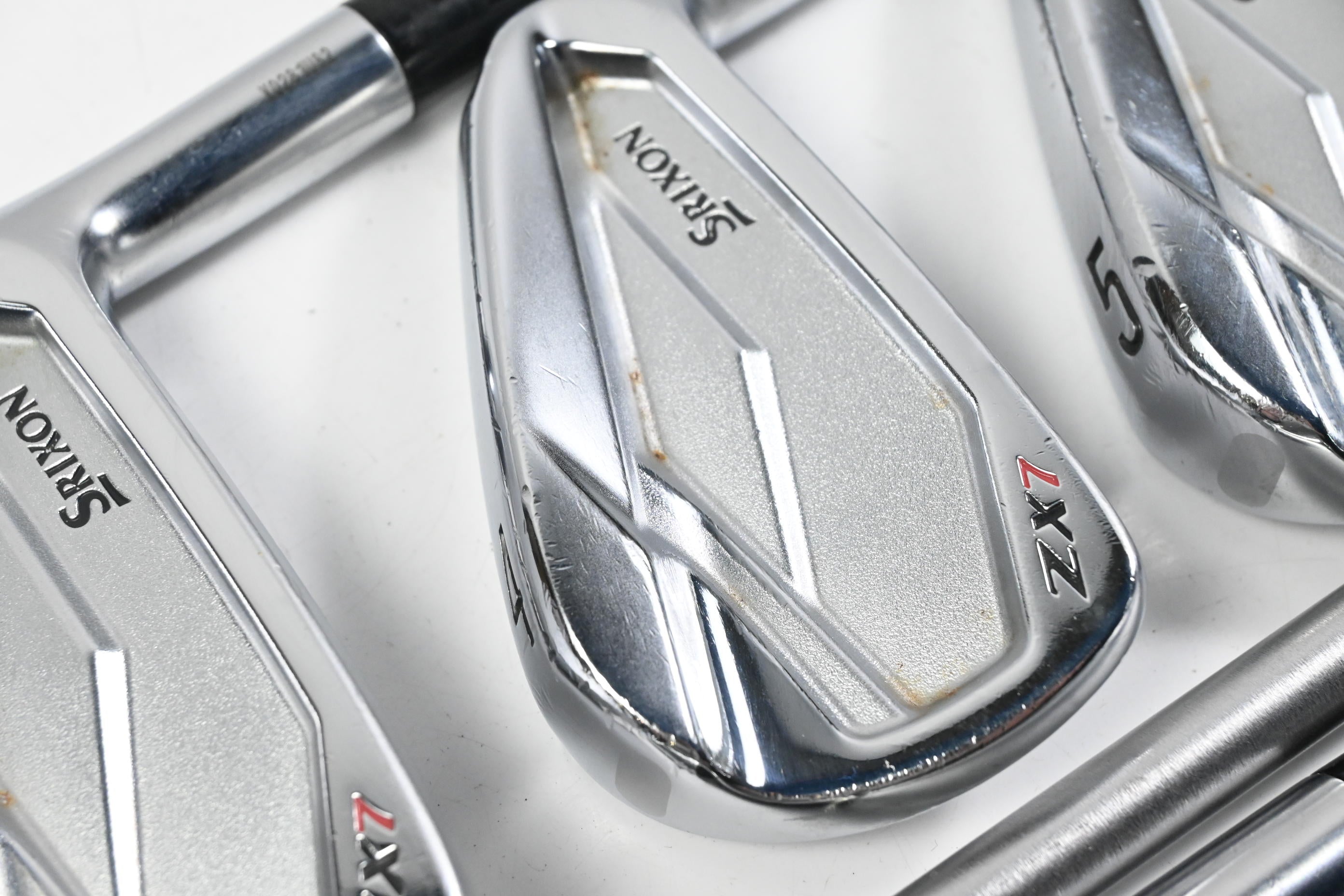 Srixon Z-Forged/Zx7 Combo Irons / 3-9i / Stiff Flex KBS Tour C-Taper 120 Shafts