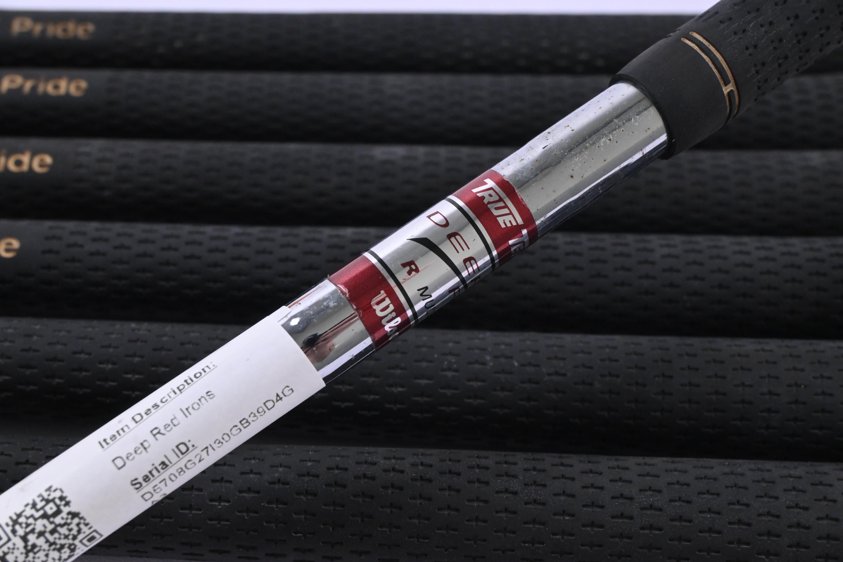 Wilson Deep Red Irons / 5-PW+SW / Regular Flex True Temper Deep Red Shafts
