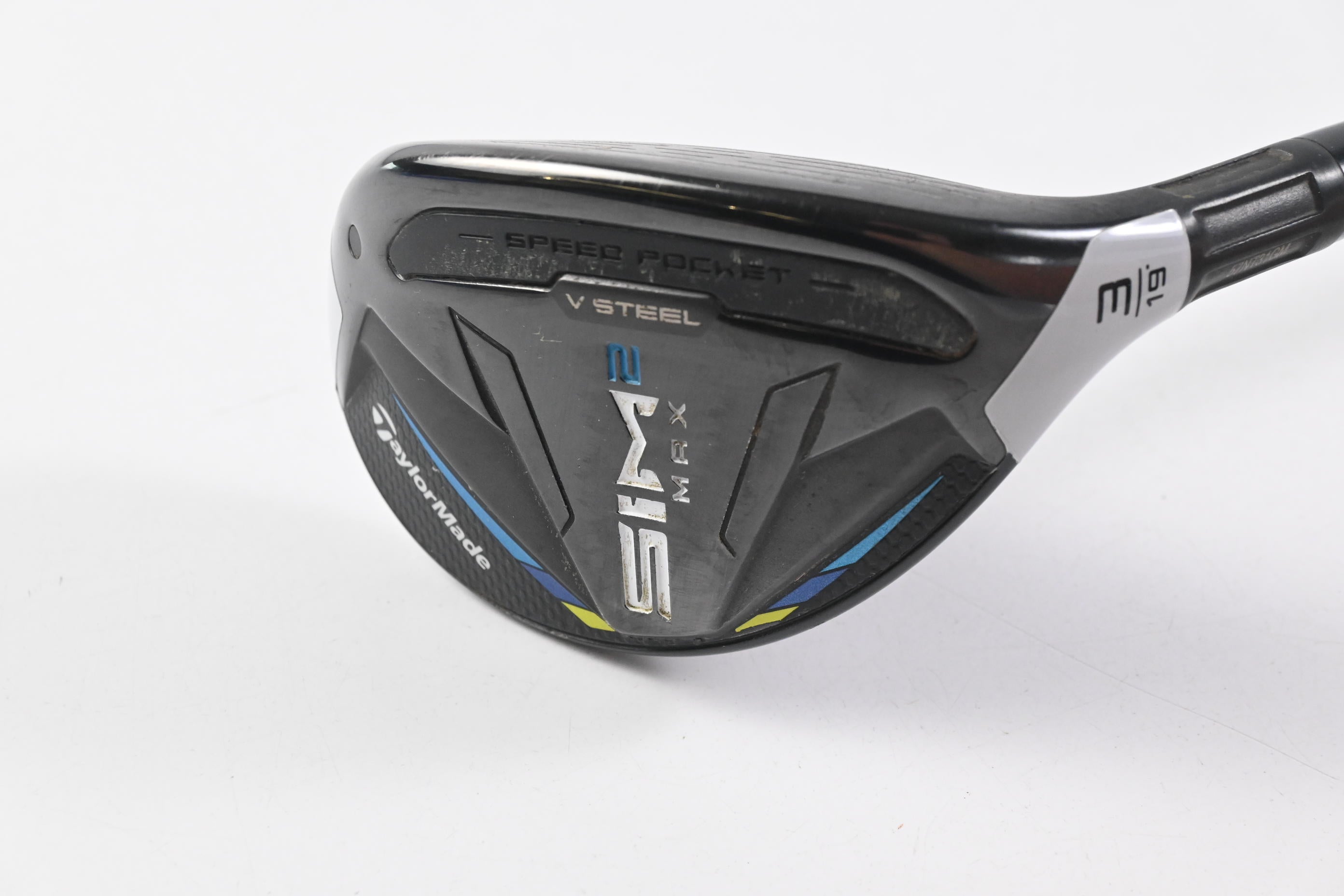 Taylormade SIM2 Max #3 Hybrid / 19 Degree / Regular Flex Ventus Blue 6 Shaft