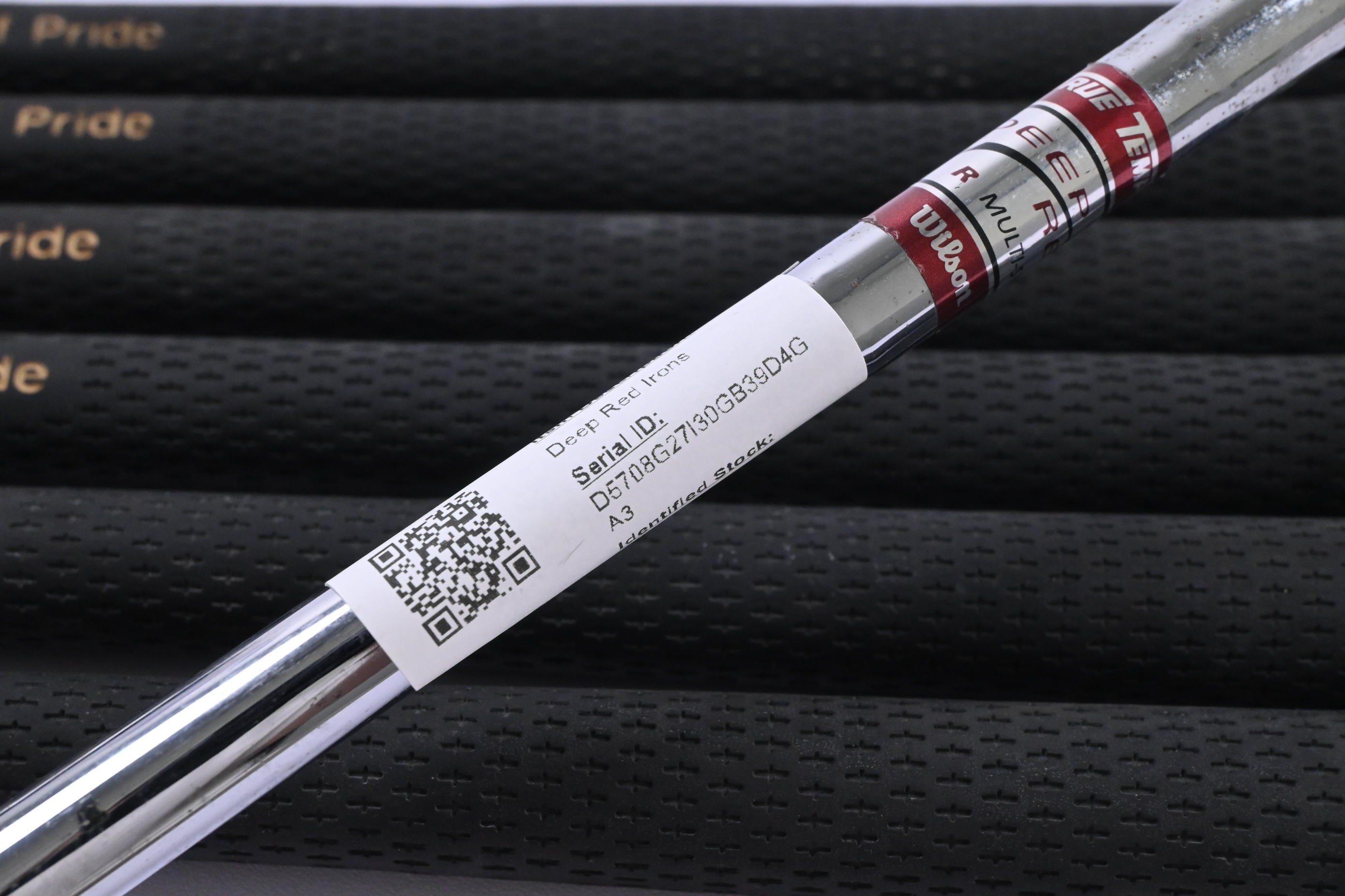 Wilson Deep Red Irons / 5-PW+SW / Regular Flex True Temper Deep Red Shafts