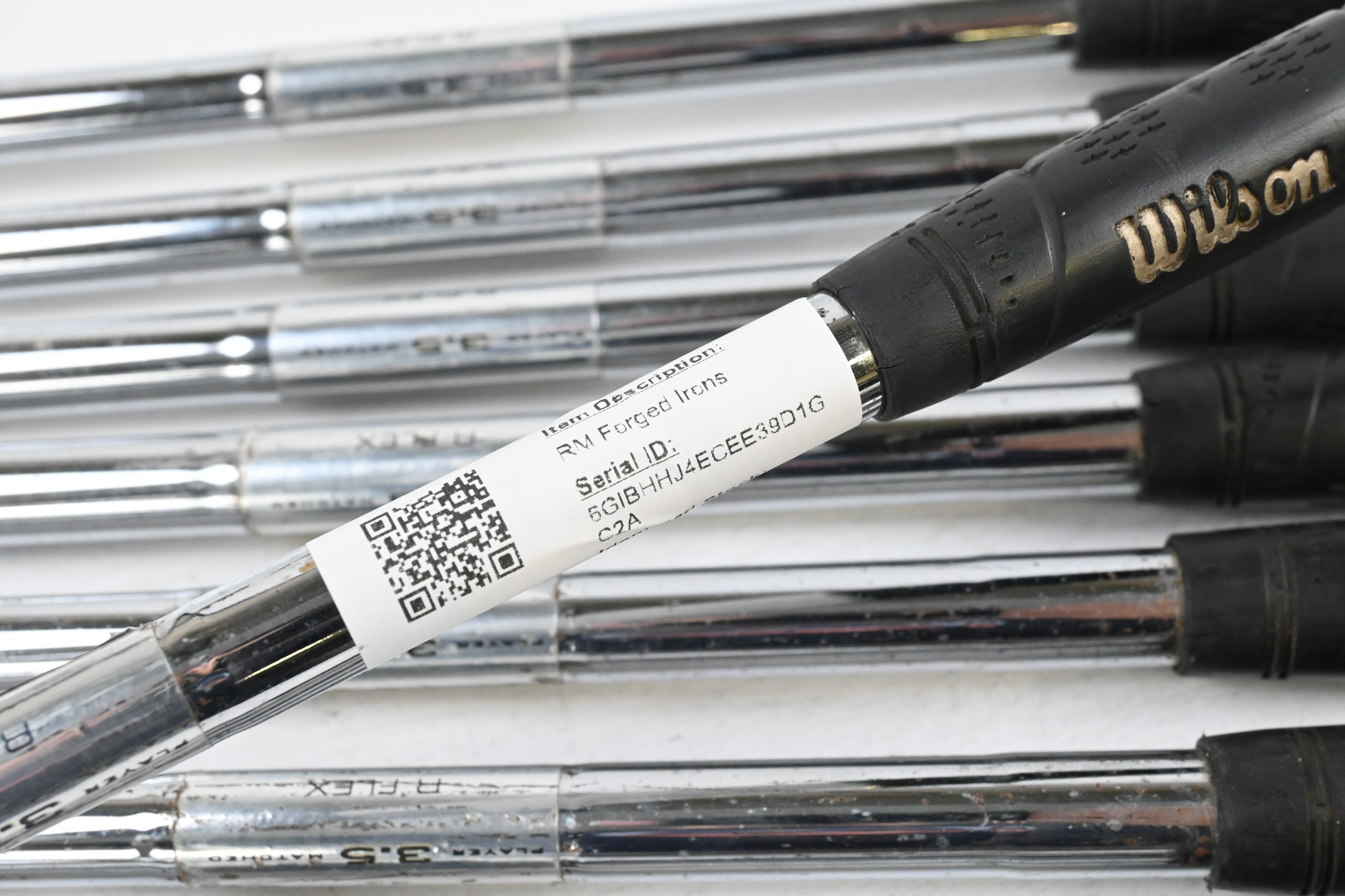 Wilson RM Forged Irons / 3-PW+SW / Regular Flex Fire Stick Shafts