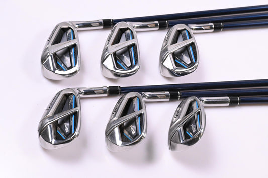 Taylormade SIM2 Max OS Irons / 6-PW+SW / Regular Flex Ventus Blue 6 Shafts
