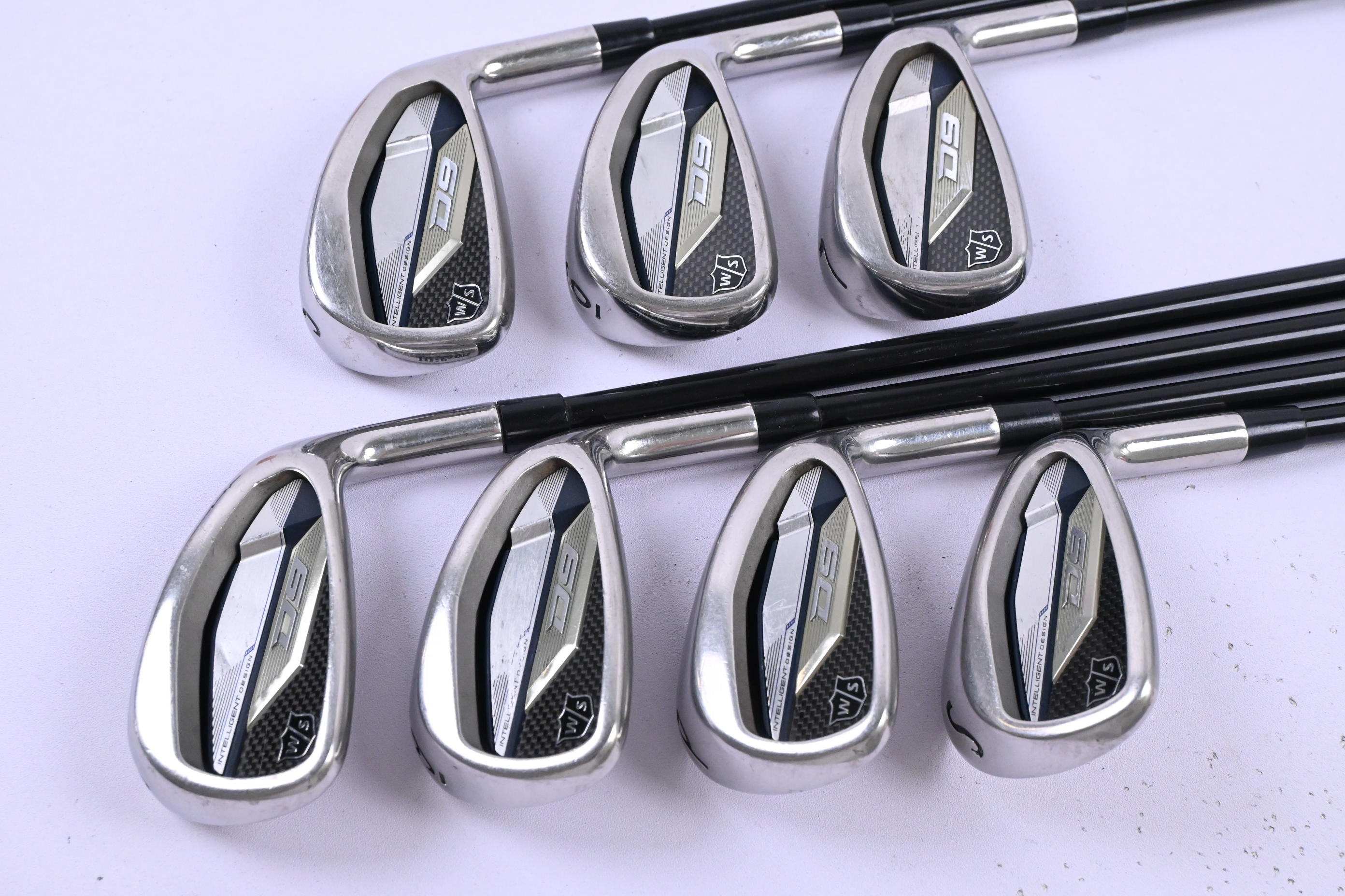Wilson D9 Irons / 5-PW+SW / Regular Flex Tensei AV Silver 60 Shafts