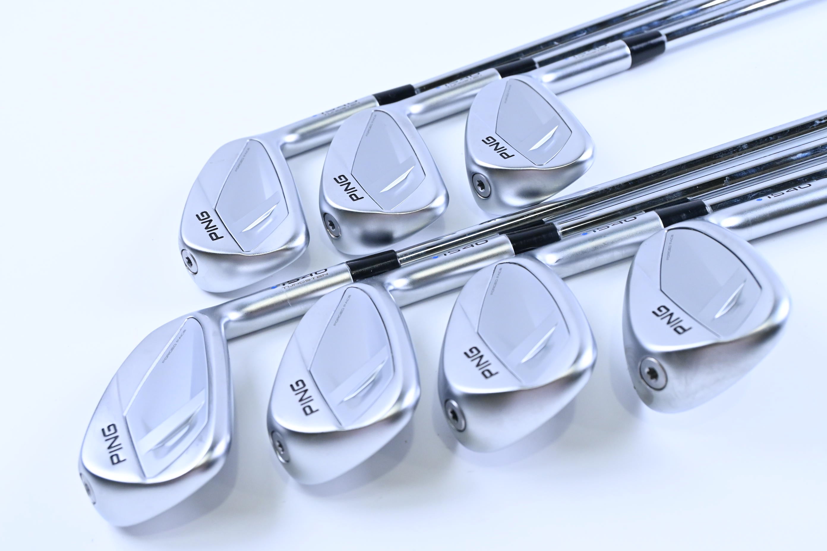 Ping i540 Irons / 4-PW / Blue Dot / Stiff Flex NS Pro Modus3 Tour105 Shafts