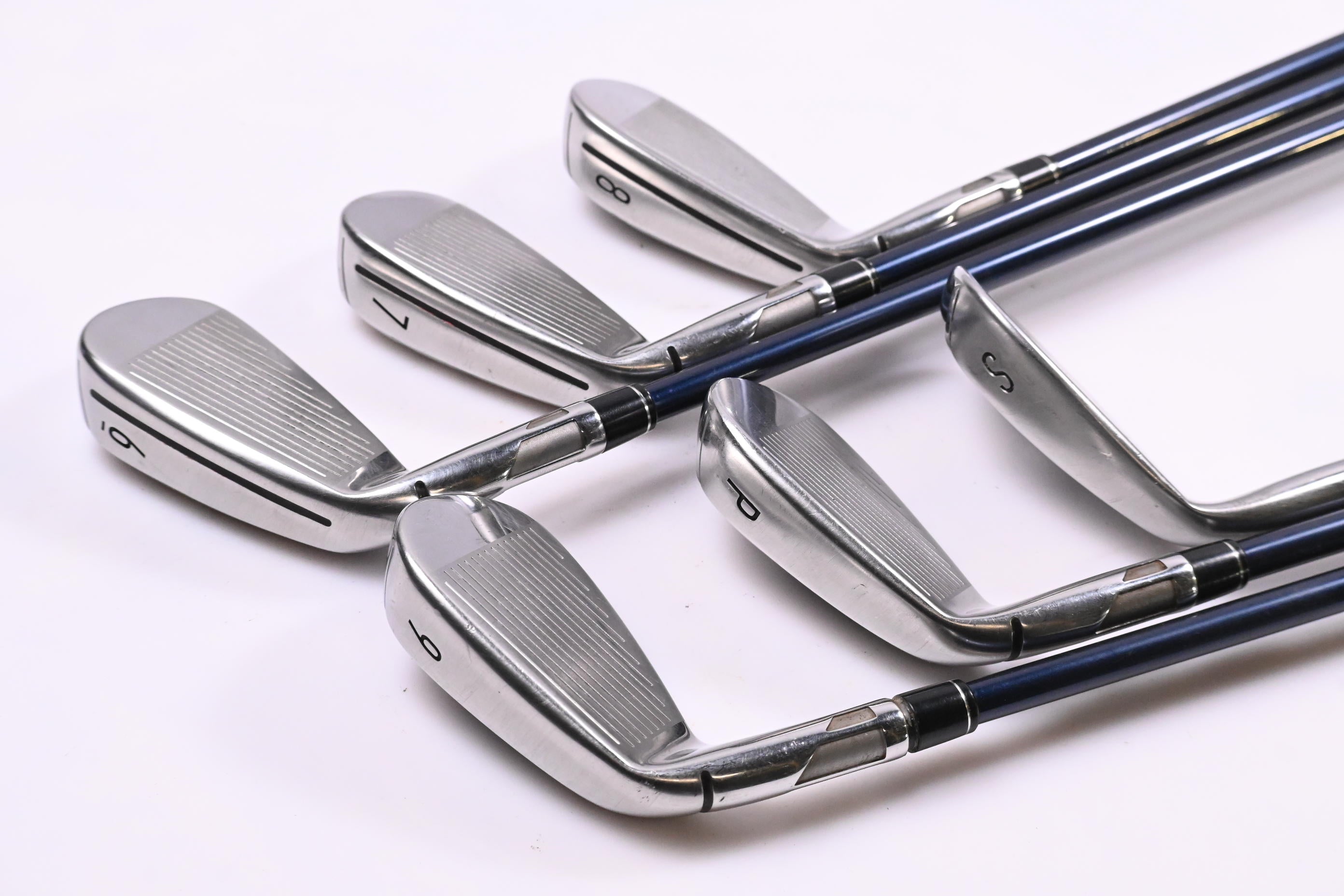 Taylormade SIM2 Max OS Irons / 6-PW+SW / Regular Flex Ventus Blue 6 Shafts