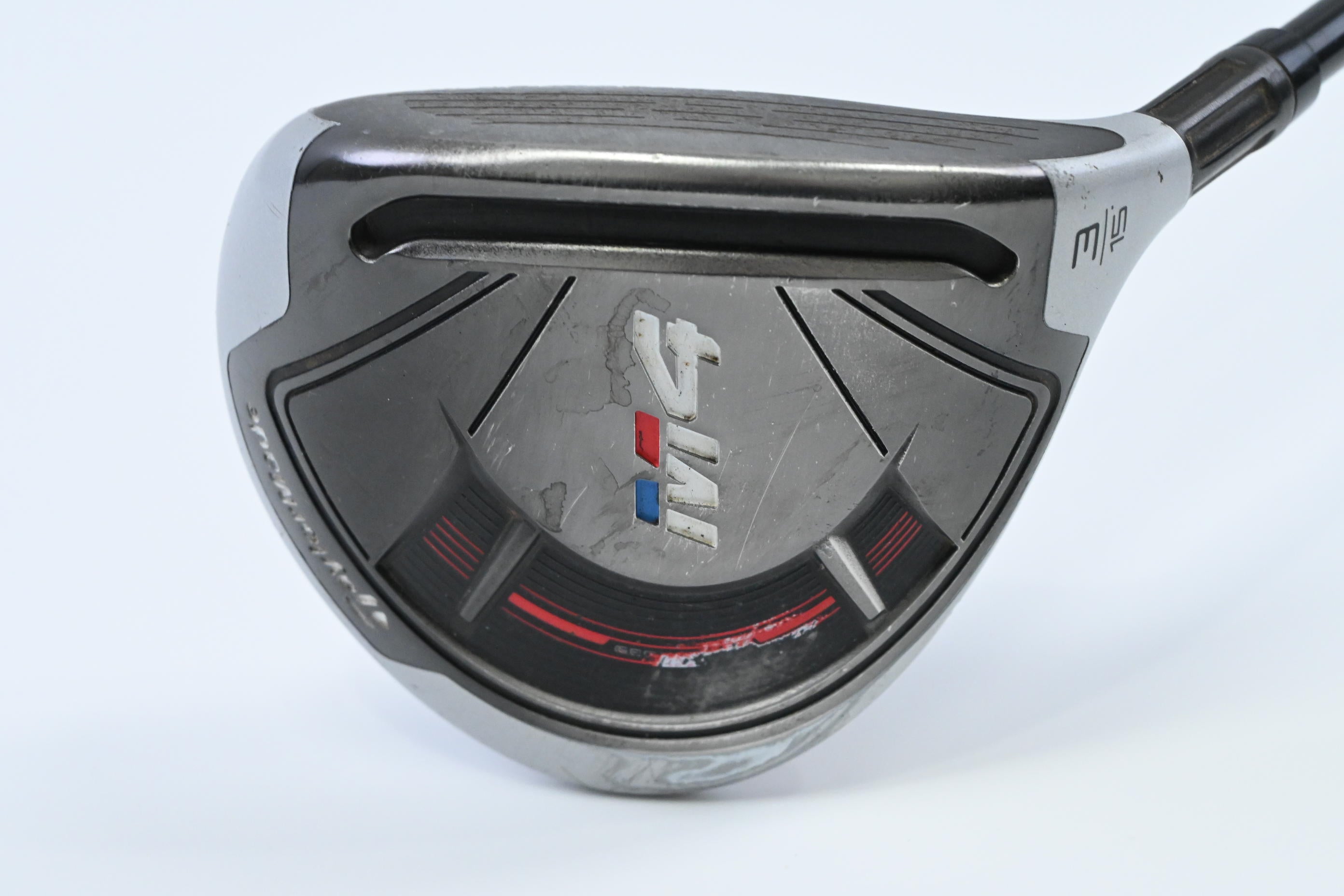 Taylormade M4 #3 Wood / 15 Degree / Stiff Flex Fujikura Atmos Red 6 Shaft