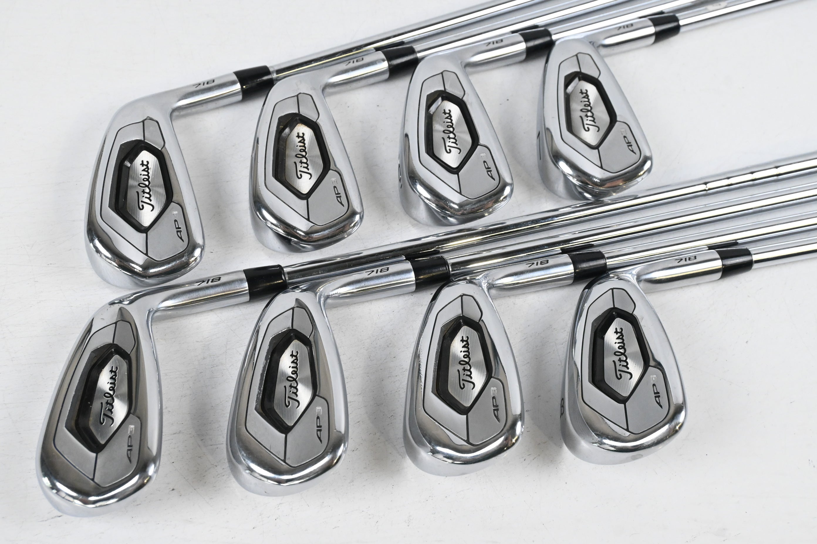 Titleist 718 AP3 Irons / 4-PW+GW / Stiff Flex AMT Black S300 Shafts