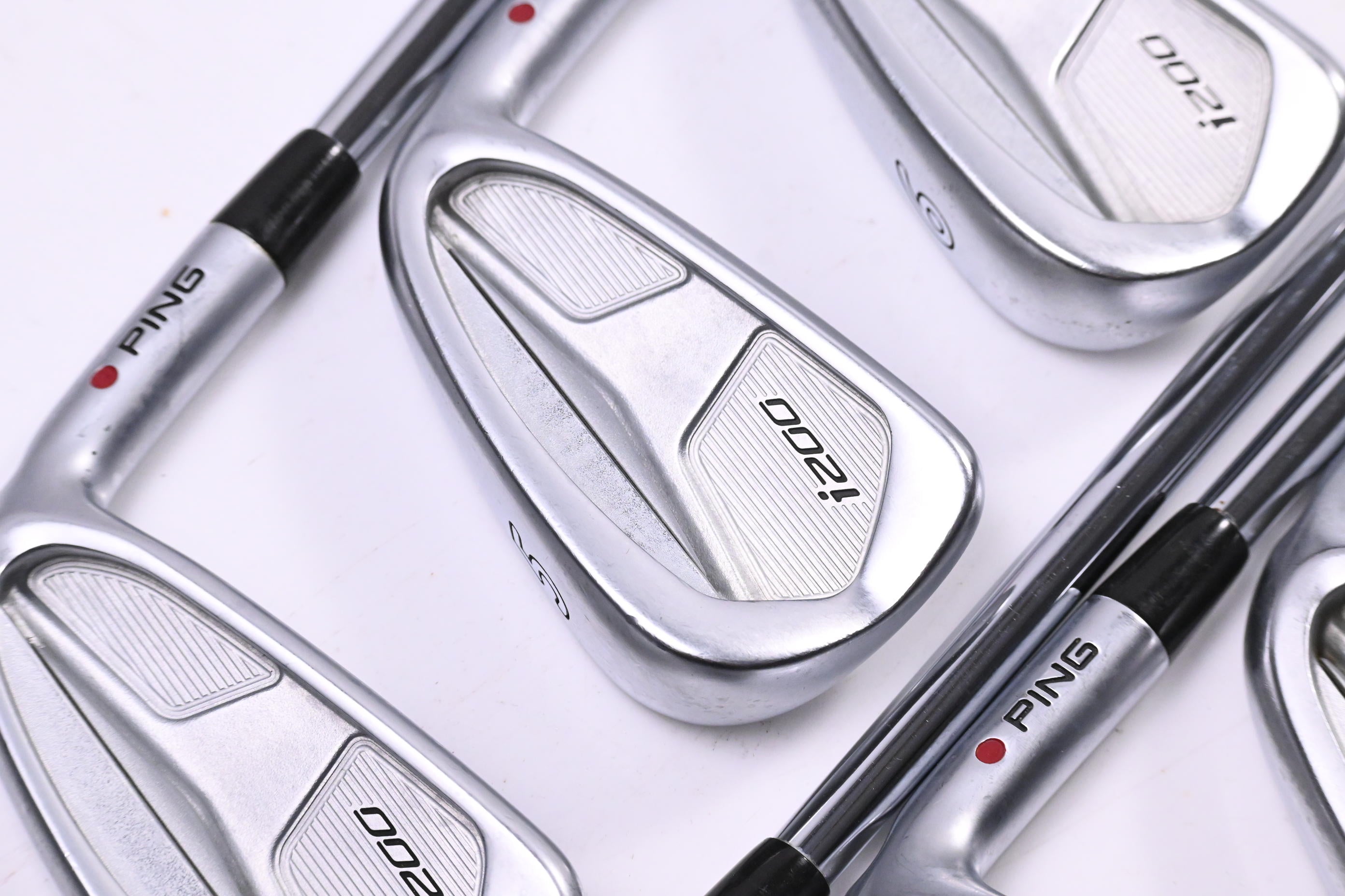 Ping i200 Irons / 4-PW / Red Dot / Stiff Flex Project X Rifle Shafts