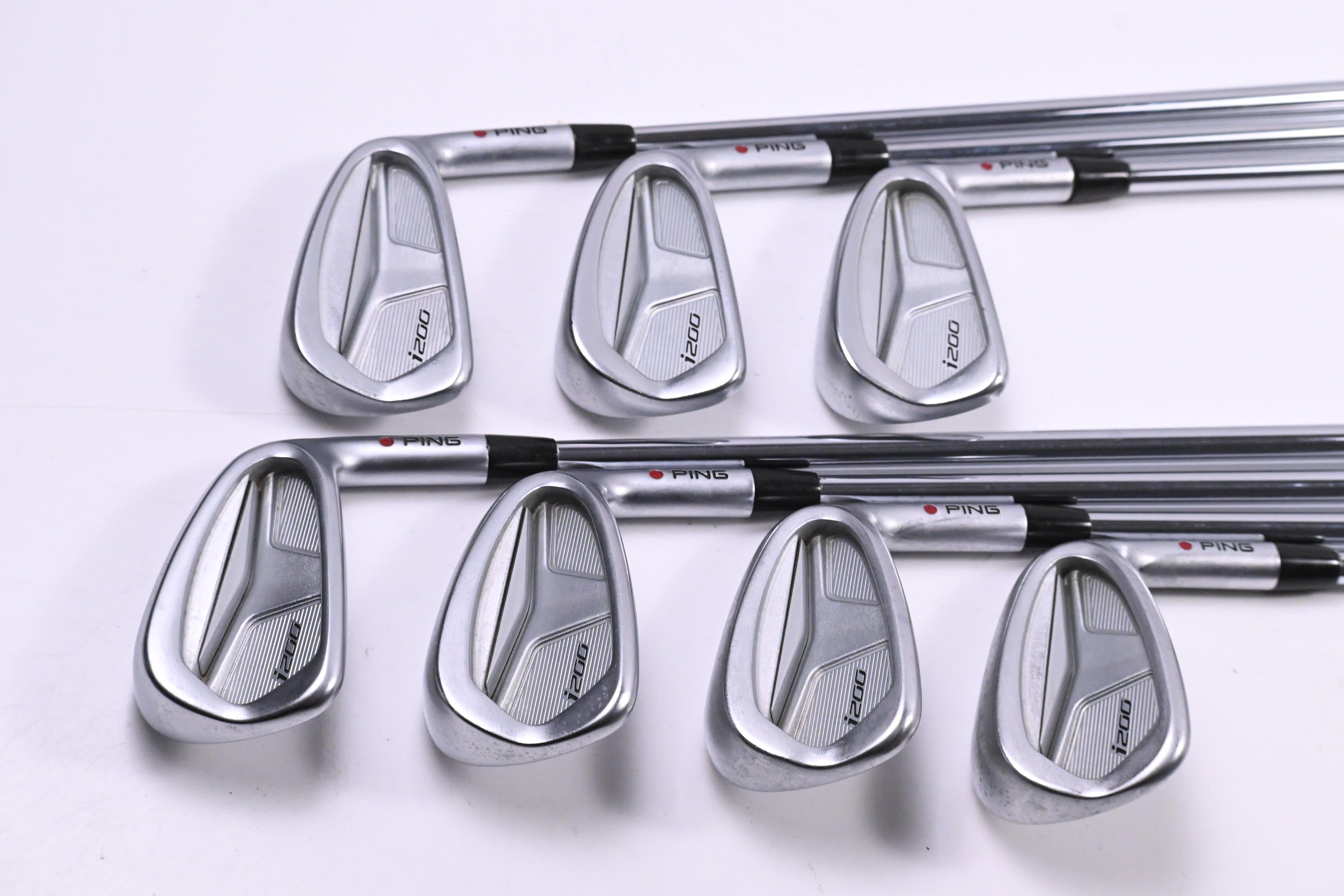 Ping i200 Irons / 4-PW / Red Dot / Stiff Flex Project X Rifle Shafts
