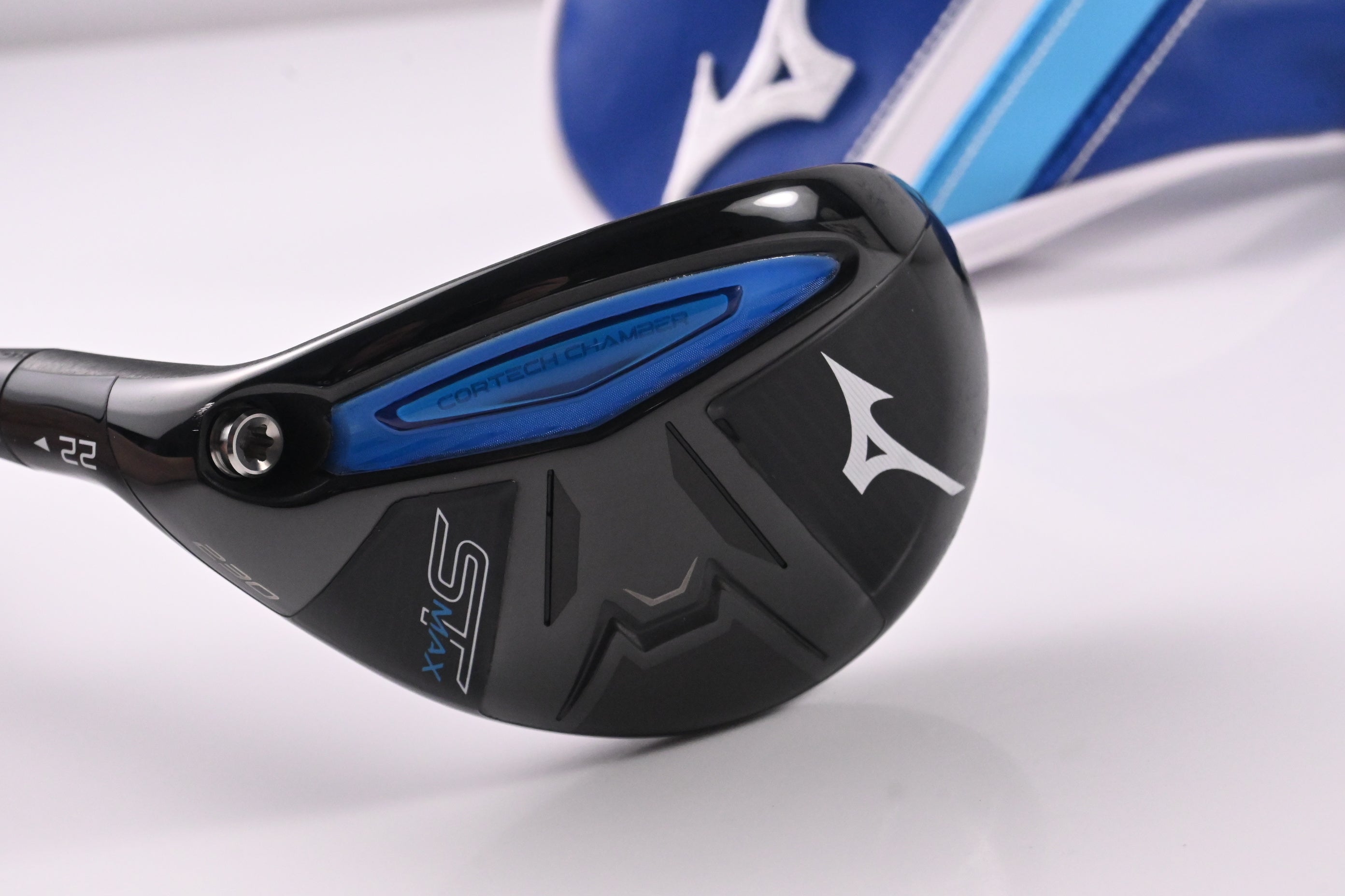 Left Hand Mizuno ST-Max 230 #4 Hybrid / 22 Degree / Senior Flex UST LiNQ Blue 75