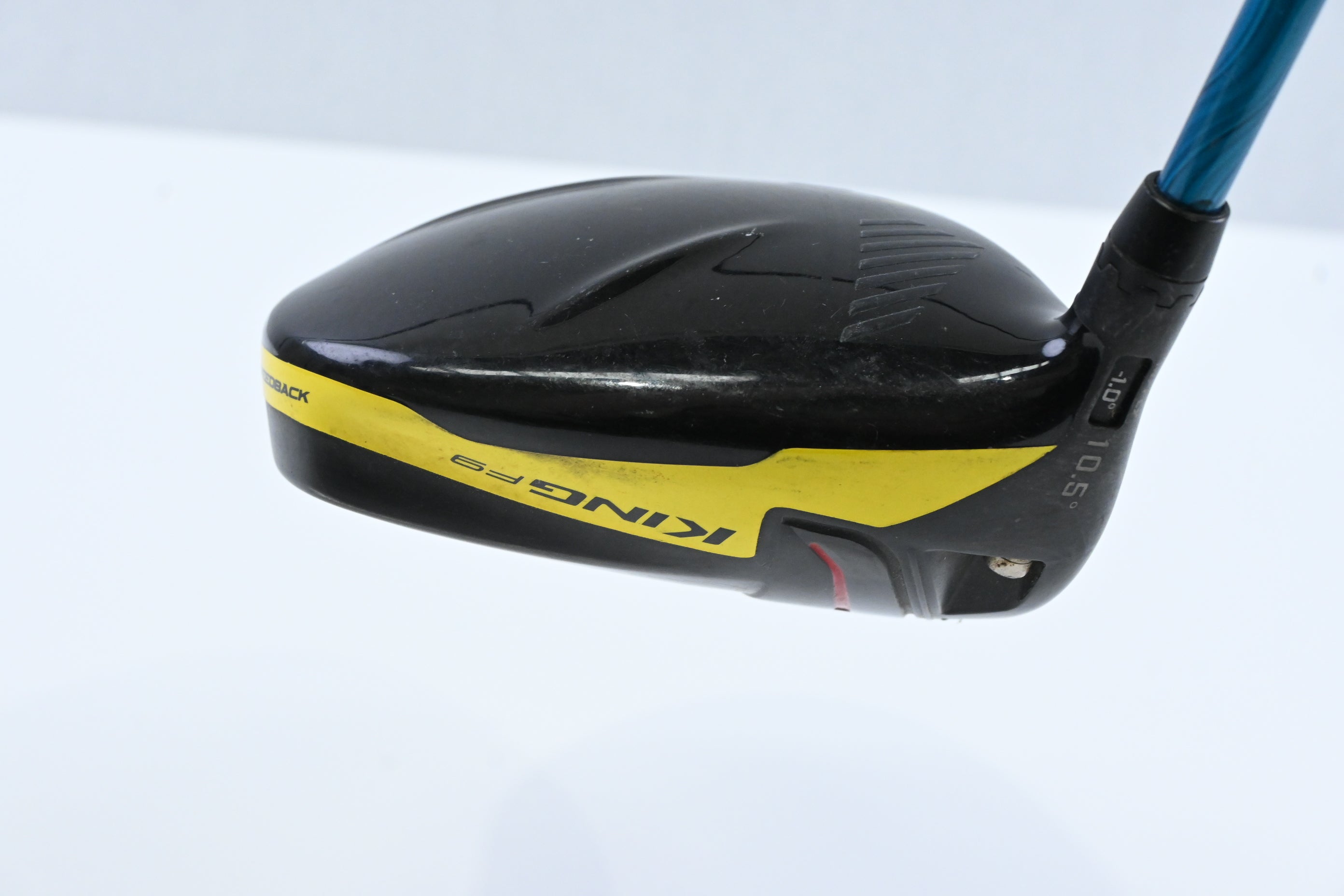Left Hand Cobra King F9 Driver / 10.5 Degree / Stiff Flex Evenflow Blue 65 Shaft