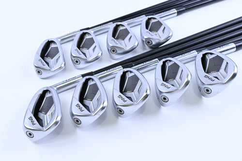 Ping G430 Irons / 4-PW+45°+50° / Green Dot / Regular Flex Ping Alta CB Black AWT