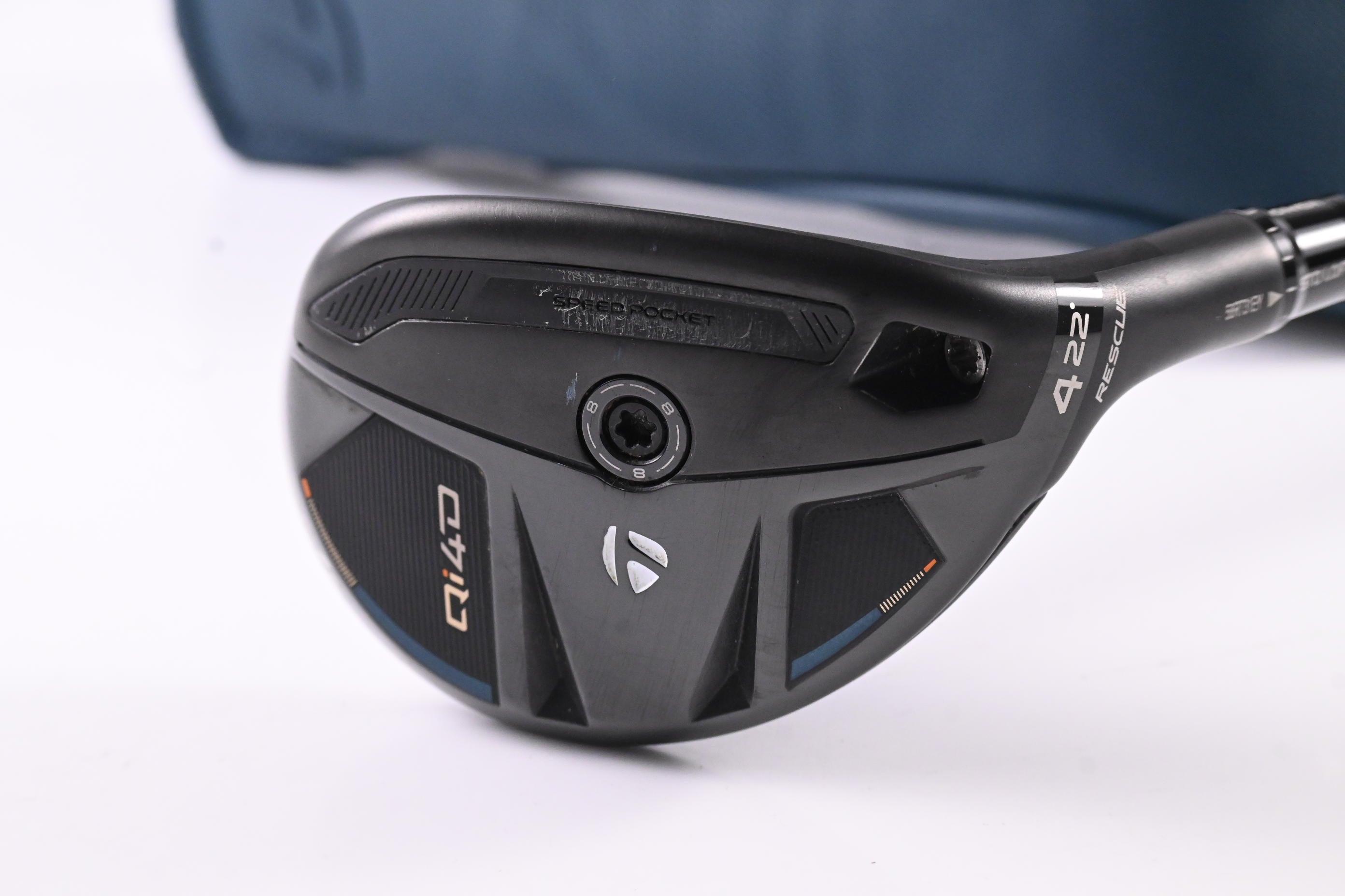Taylormade Qi4D #4 Hybrid / 22 Degree / Regular Flex REAX By KBS 65 Shaft
