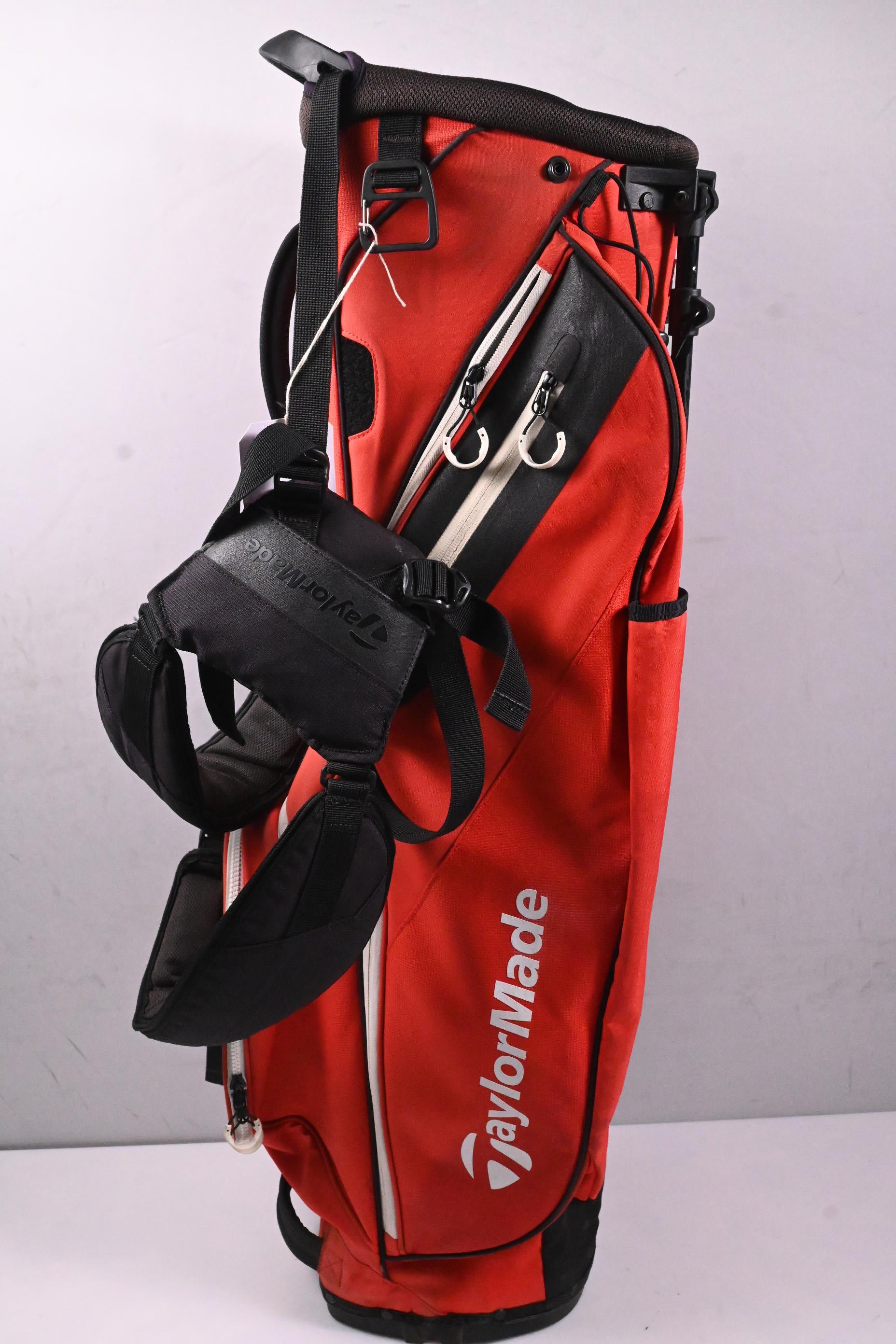 Taylormade Flex Tech Lite Stand Bag / 4-Way Divider / Red, Black
