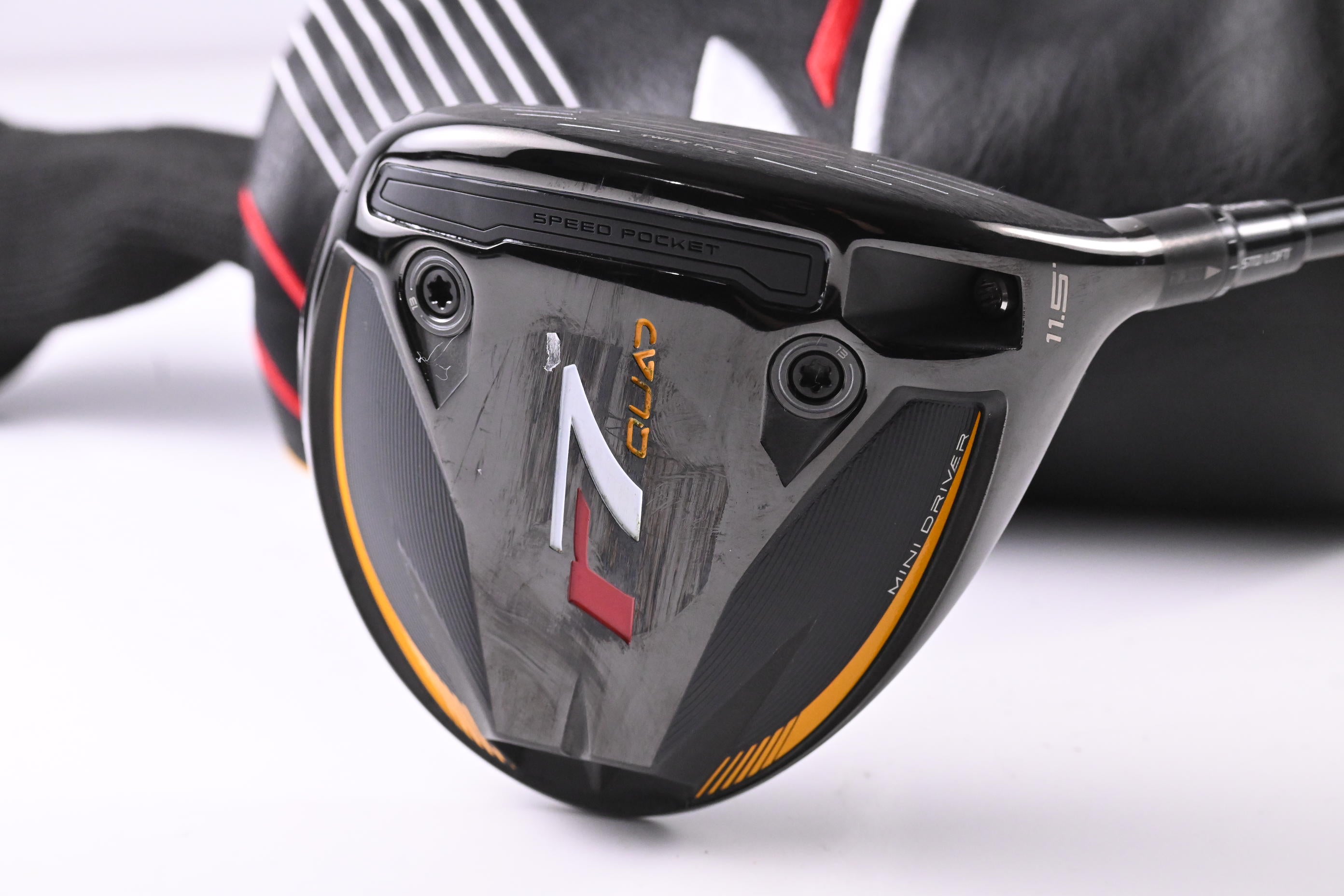 Taylormade R7 Quad Mini Driver / 10.5 Degree / Stiff Flex Fujikura Speeder MD 6