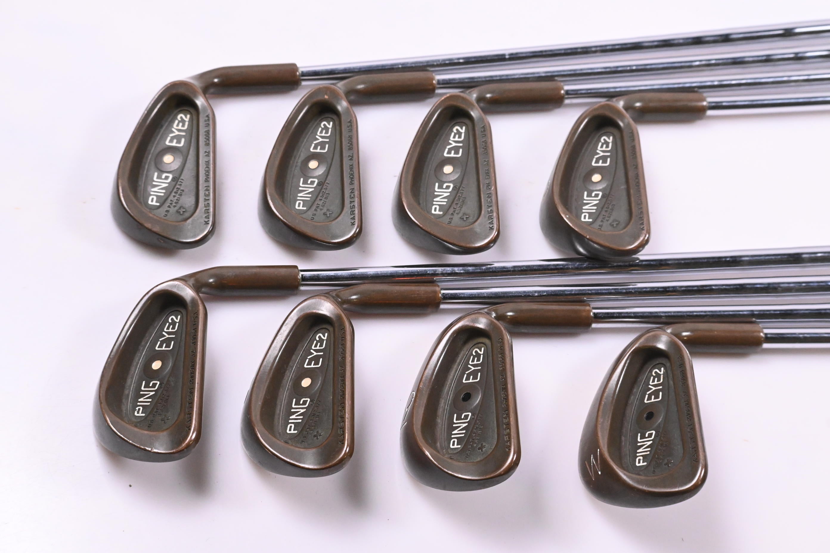 Ping Eye 2+ BeCu Irons / 3-PW / White Dot / Regular Flex Ping ZZ Lite Shafts