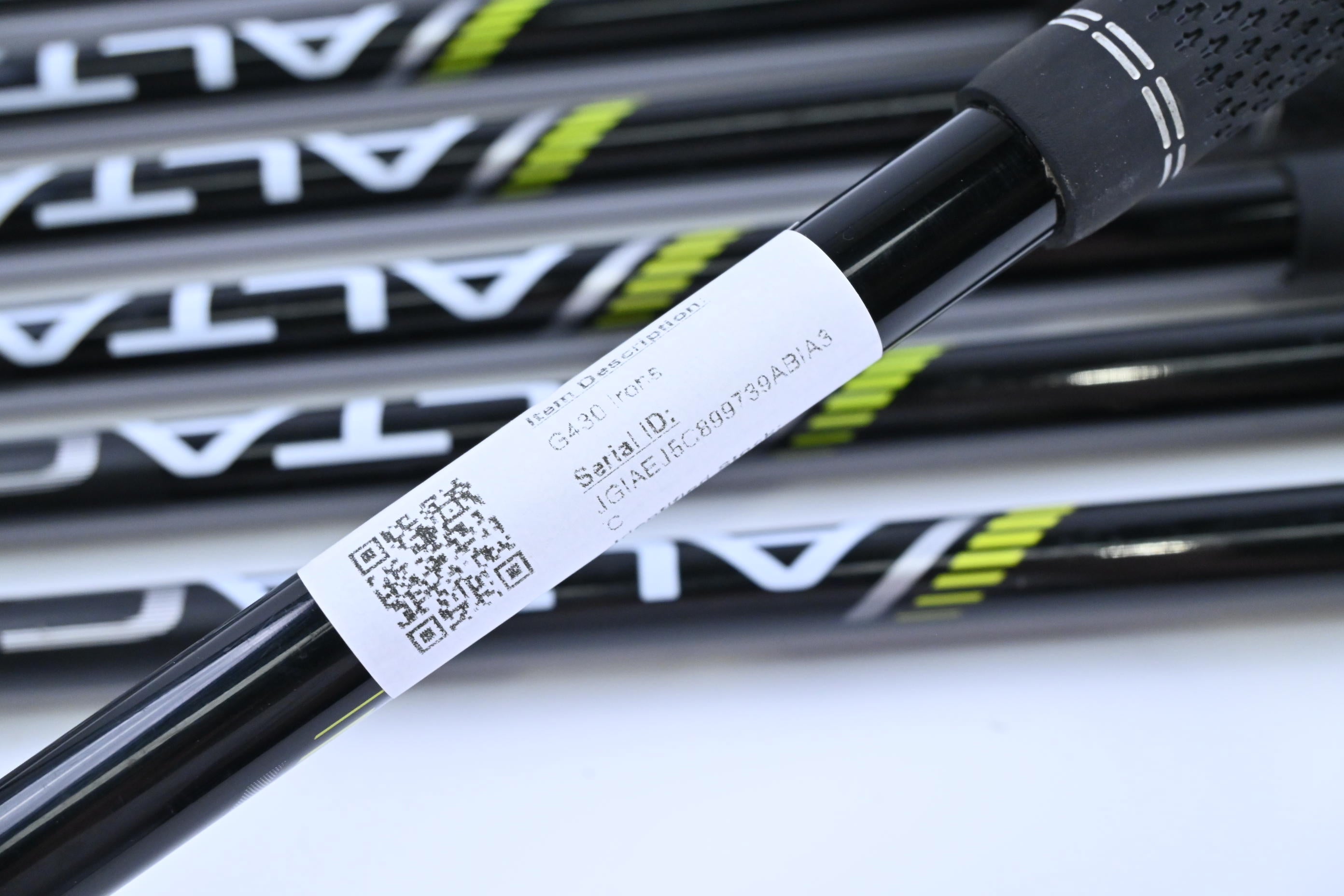 Ping G430 Irons / 4-PW+45°+50° / Green Dot / Regular Flex Ping Alta CB Black AWT