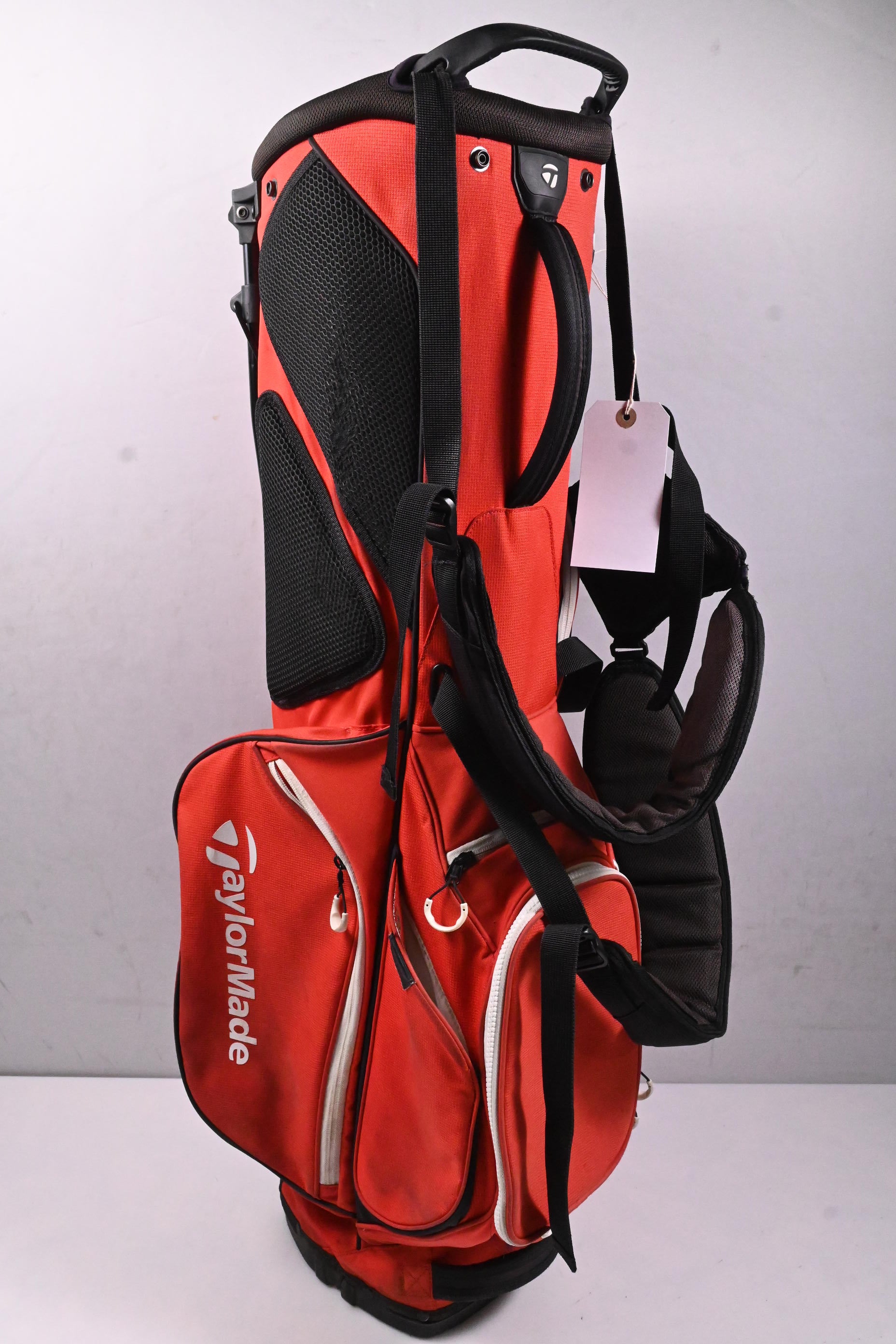 Taylormade Flex Tech Lite Stand Bag / 4-Way Divider / Red, Black
