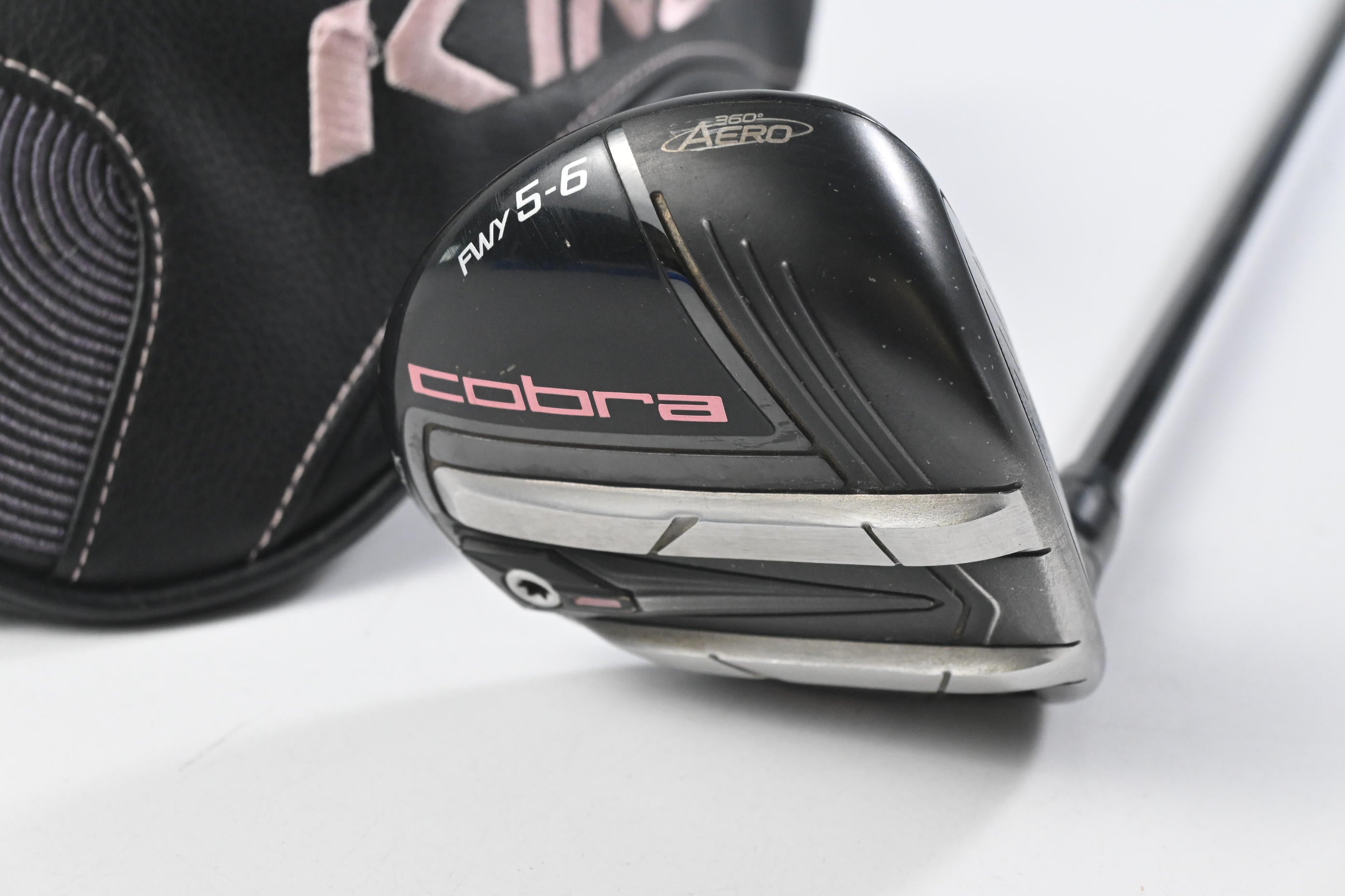 Ladies Cobra King F9 #5-6 Wood / 22.5 Degree / Ladies Flex Fujikura Atmos Pink 55