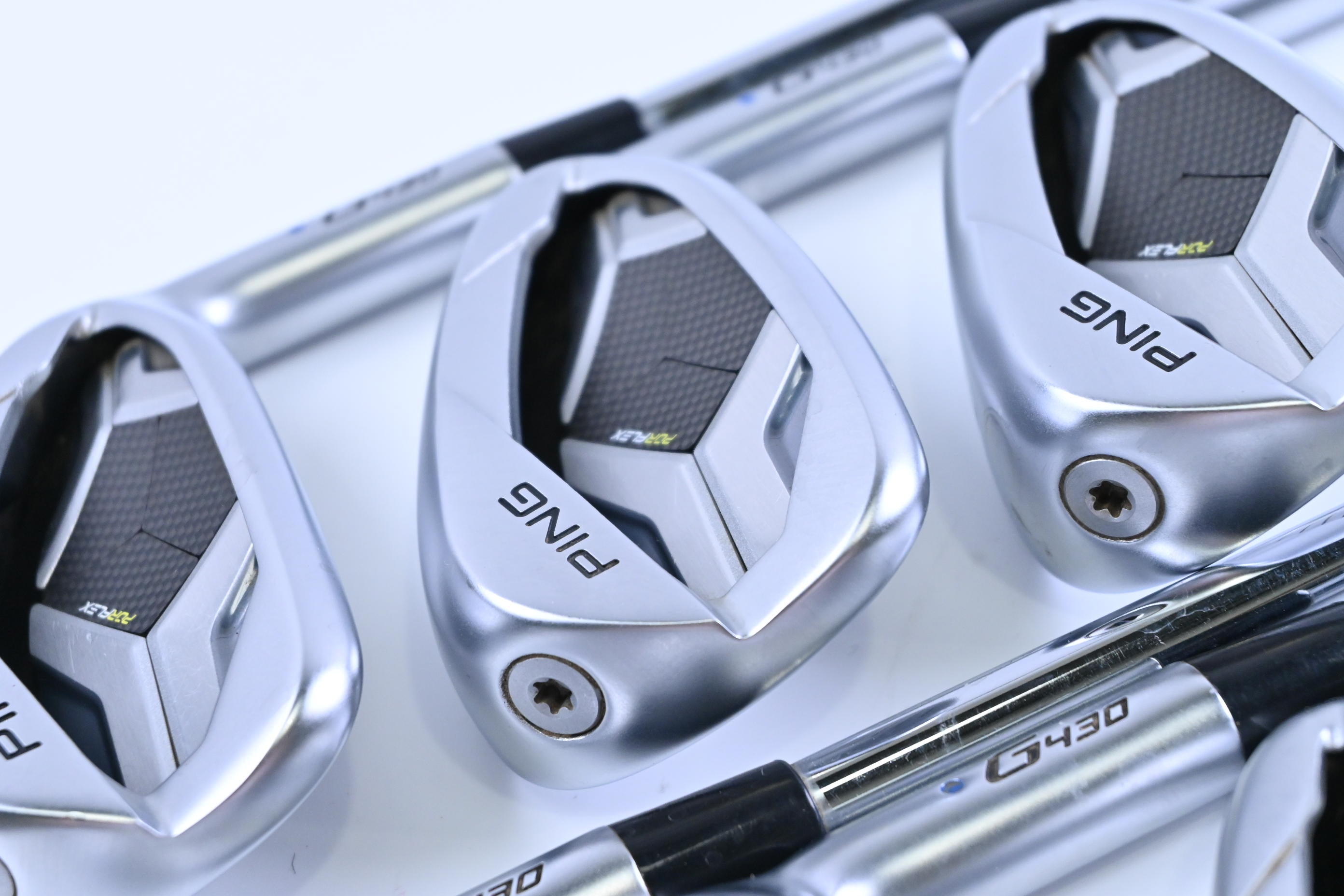 Ping G430 Irons / 7-PW+45°+50°+54° / Black Dot / Regular Flex Elevate MPH 95