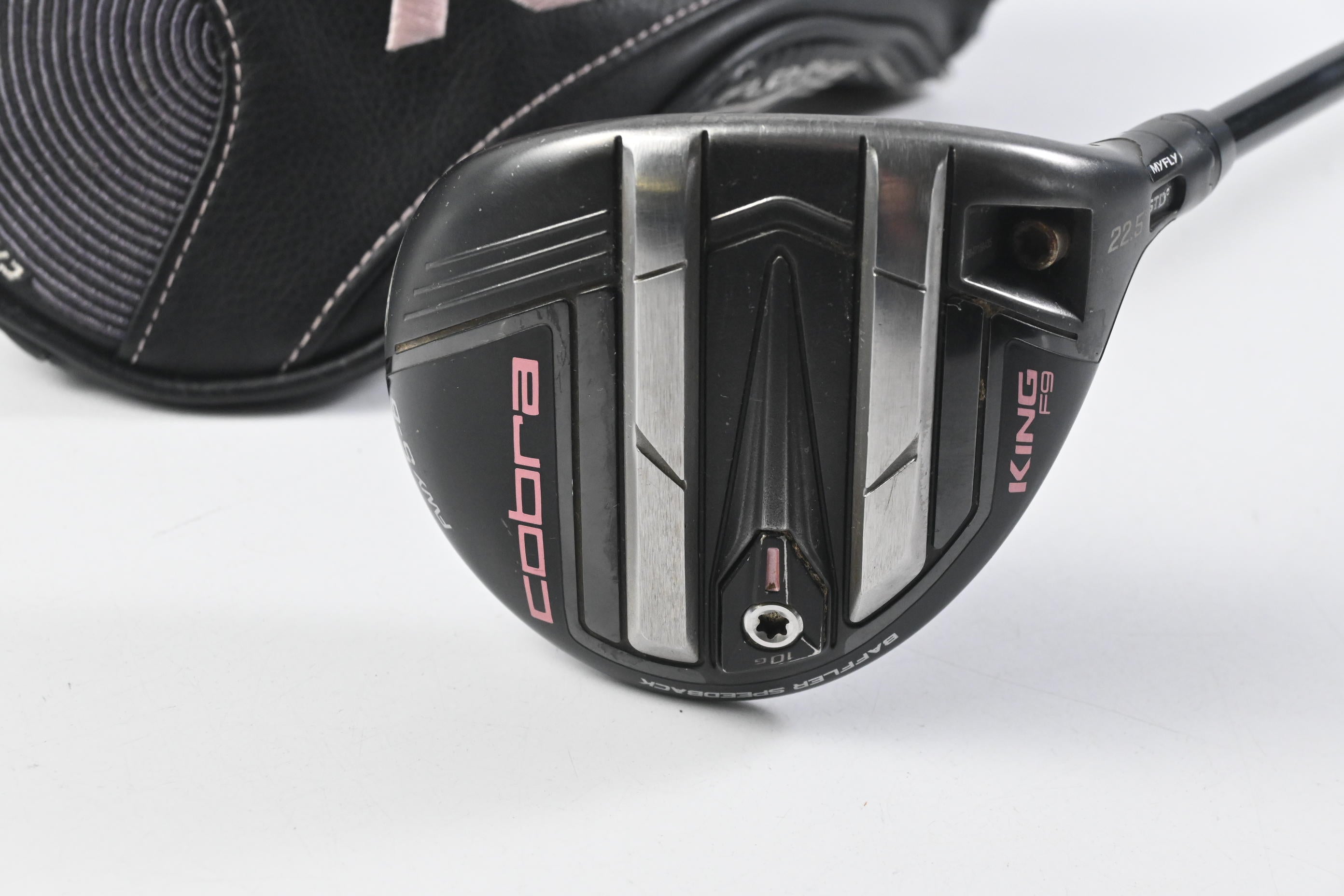 Ladies Cobra King F9 #5-6 Wood / 22.5 Degree / Ladies Flex Fujikura Atmos Pink 55