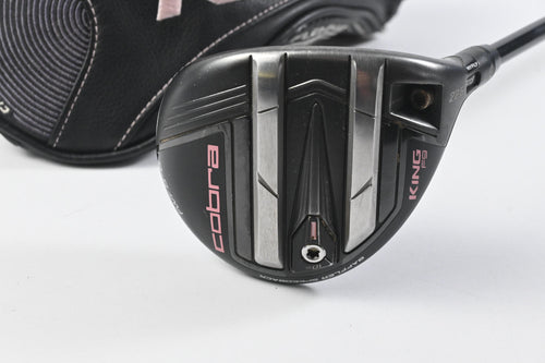 Ladies Cobra King F9 #5-6 Wood / 22.5 Degree / Ladies Flex Fujikura Atmos Pink 55