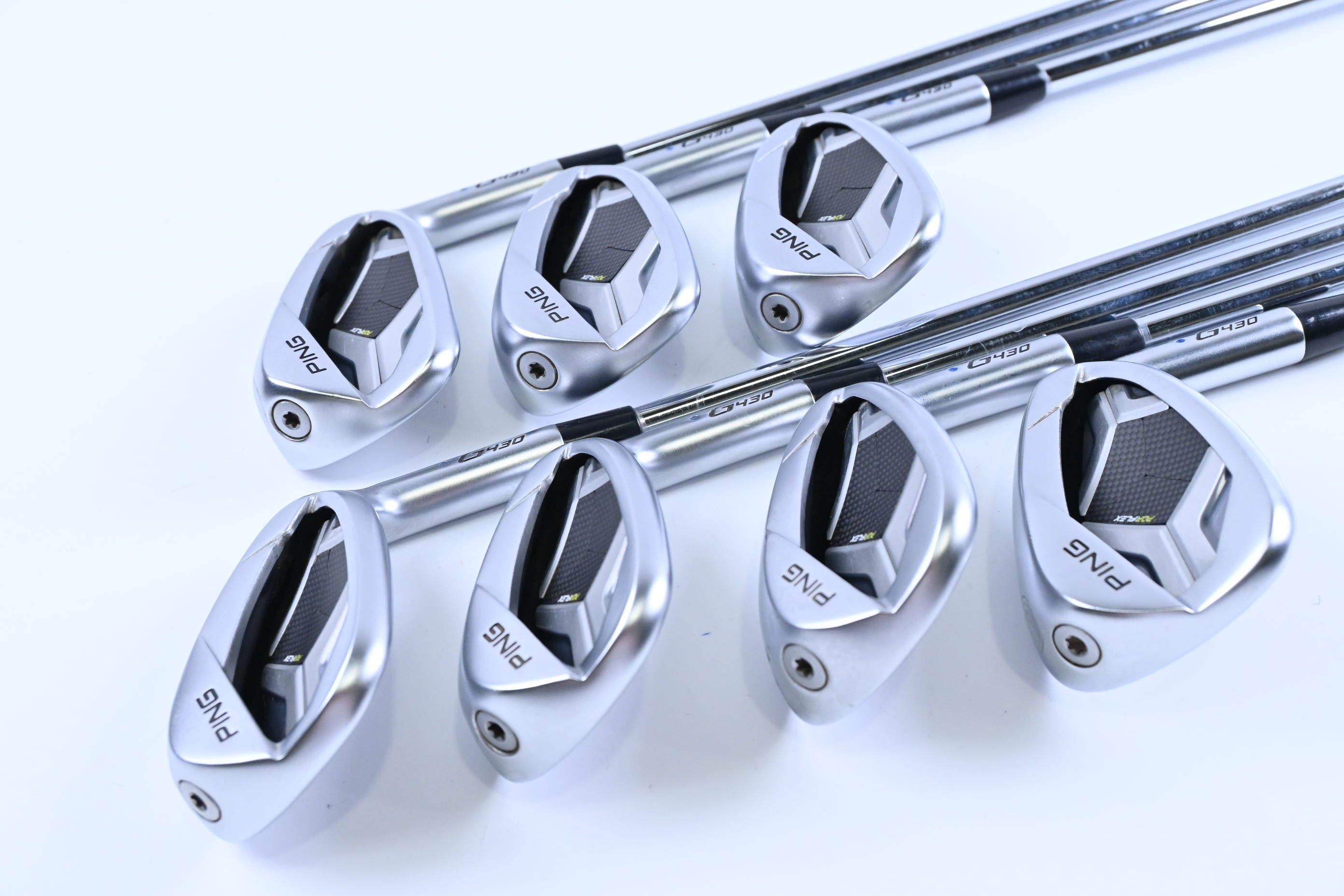 Ping G430 Irons / 7-PW+45°+50°+54° / Black Dot / Regular Flex Elevate MPH 95
