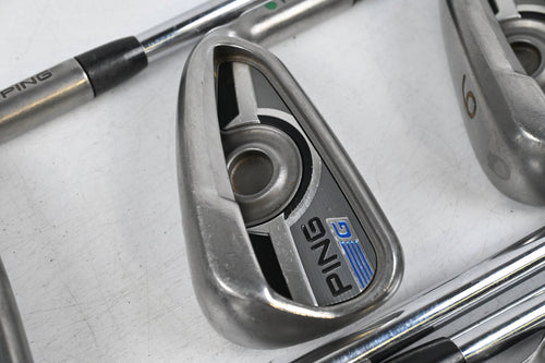 Ping G Series Irons / 4-PW / Green Dot / Regular Flex Ping AWT 2.0 Shafts