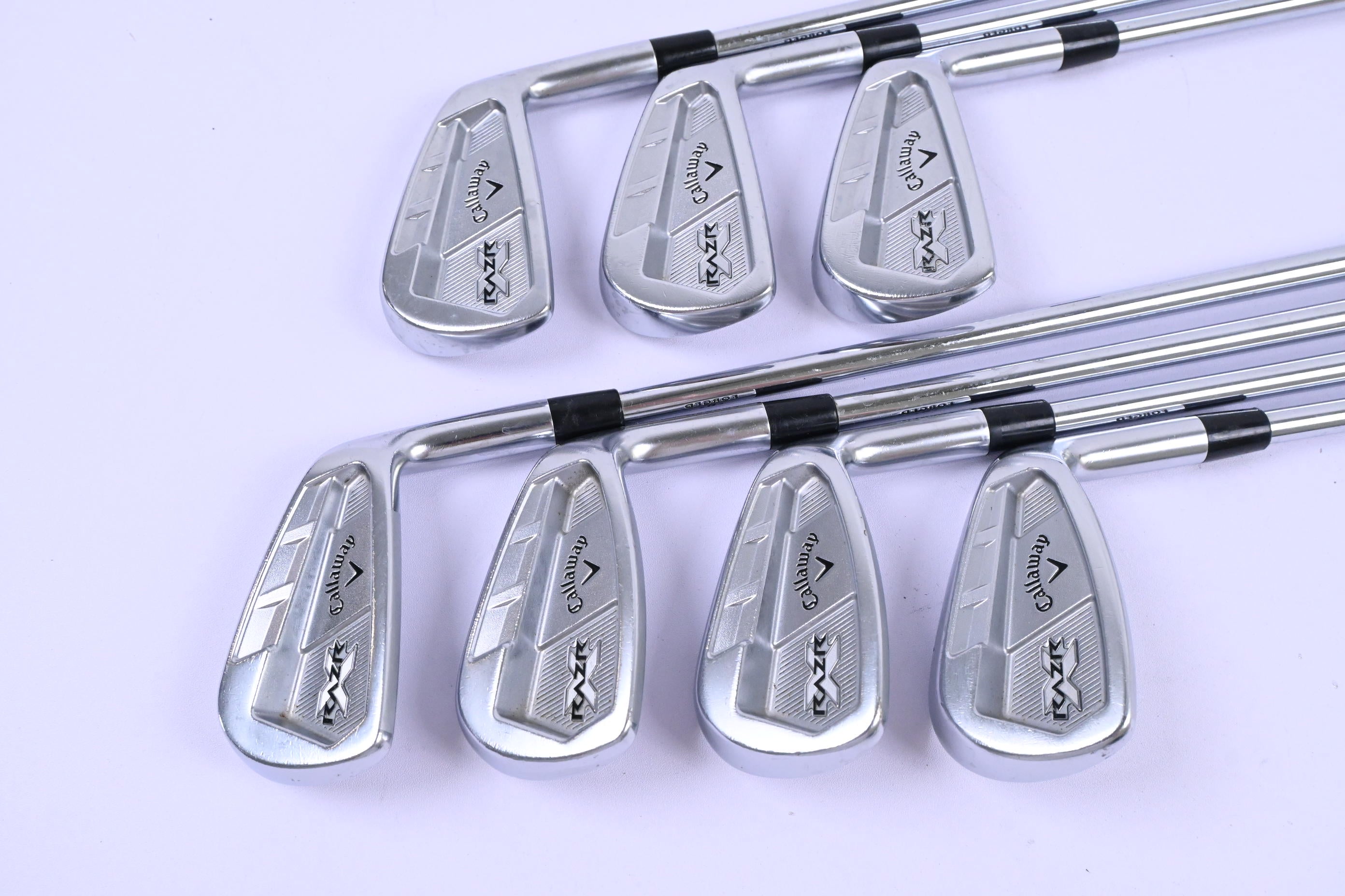 Callaway RAZR X Forged Irons / 4-PW / Regular Plus Flex Project X Rifle Shafts