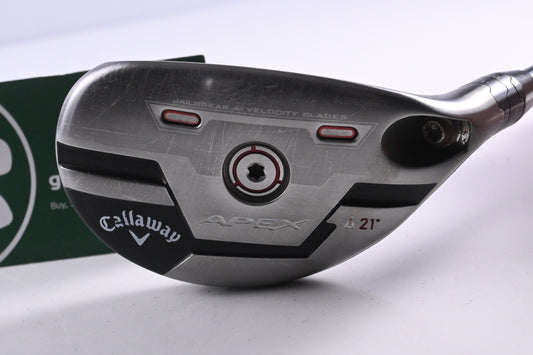 Callaway Apex 21 #4 Hybrid / 21 Degree / Regular Flex UST Recoil Dart 75