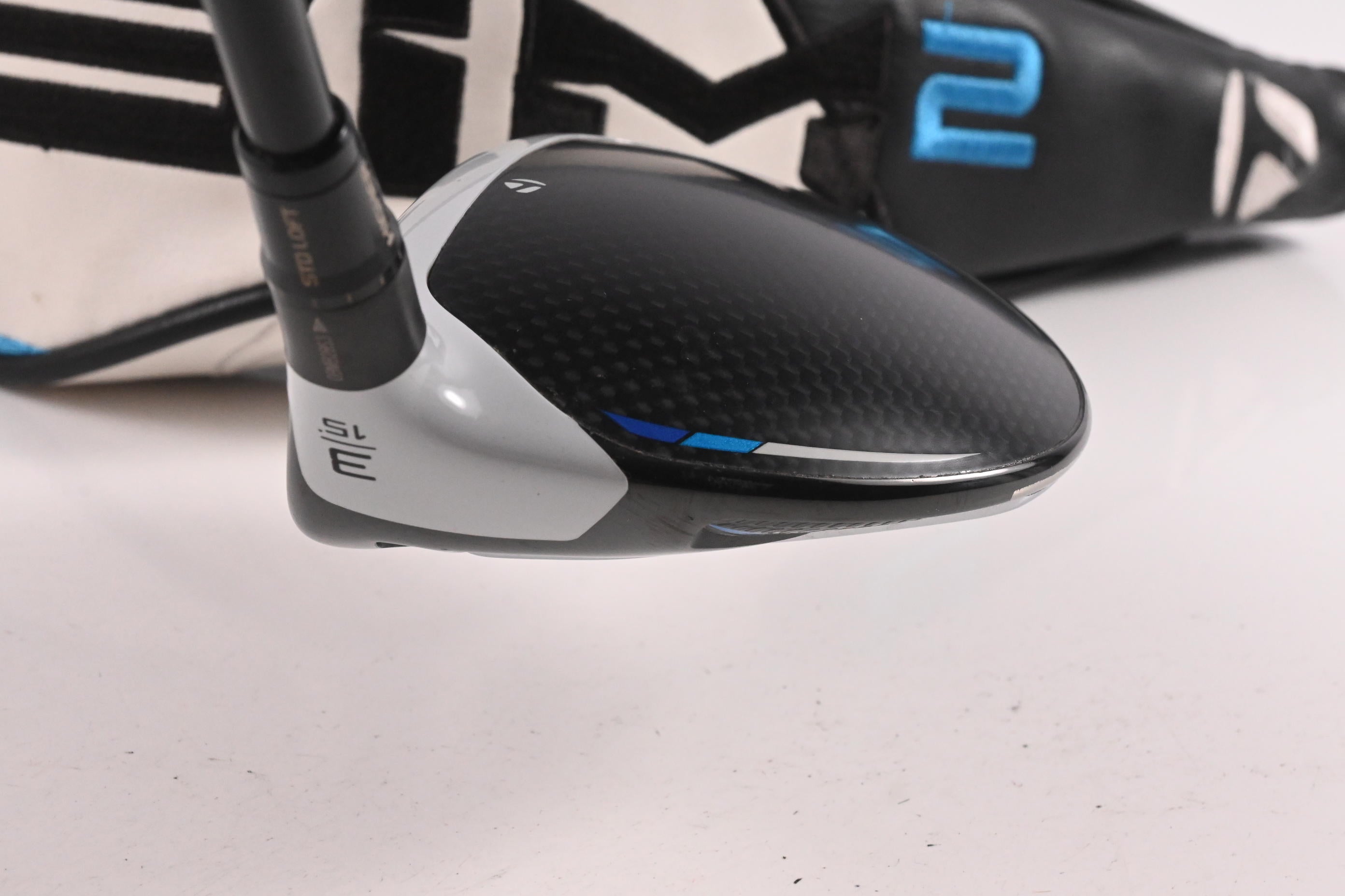 Taylormade SIM2 Ti #3 Wood / 15 Degree / Stiff Flex Tensei AV Blue 65 Shaft