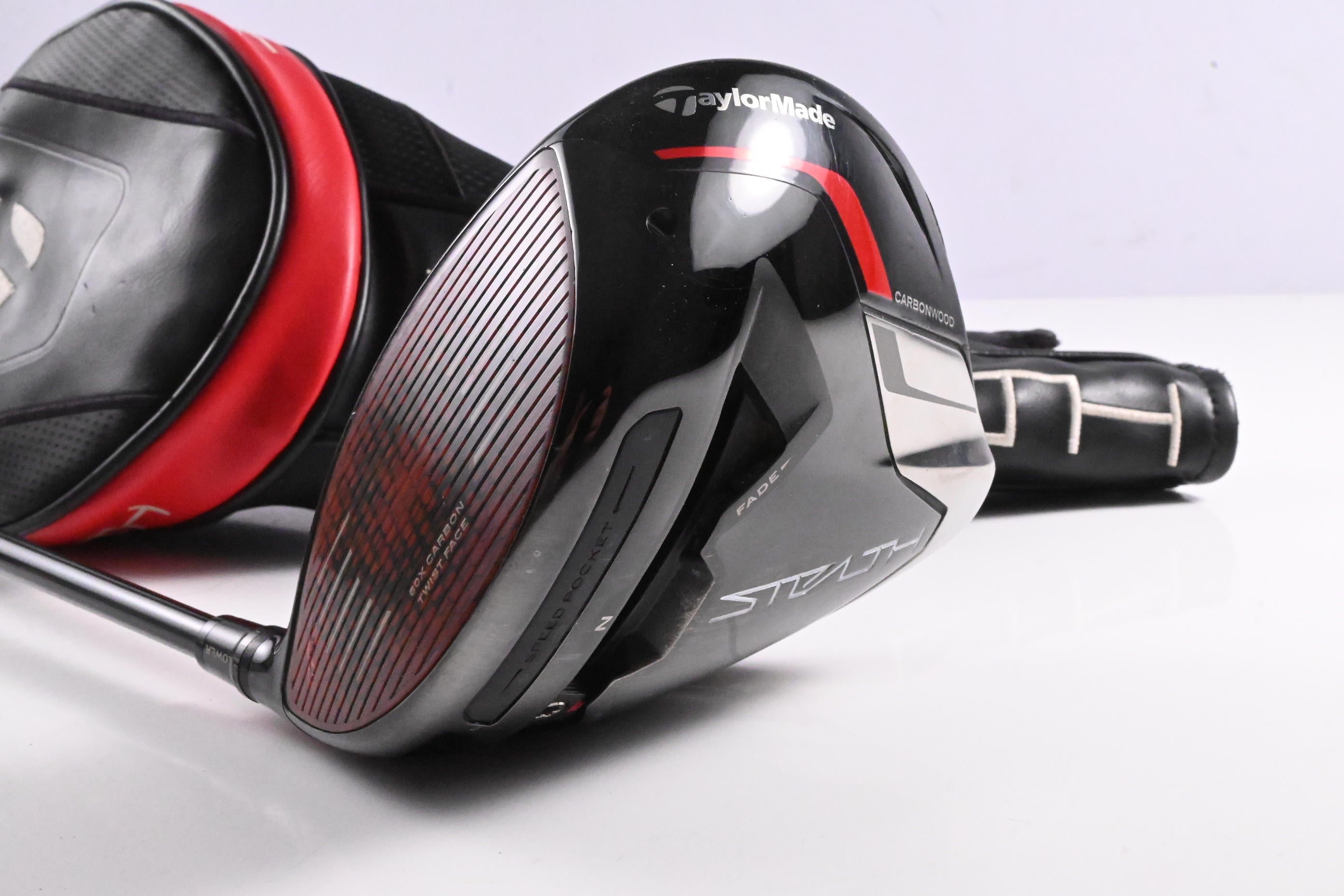 Left Hand Taylormade Stealth Plus Driver / 9 Degree / Stiff Flex HZRDUS Smoke 60