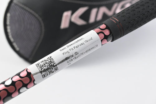 Ladies Cobra King F9 #5-6 Wood / 22.5 Degree / Ladies Flex Fujikura Atmos Pink 55