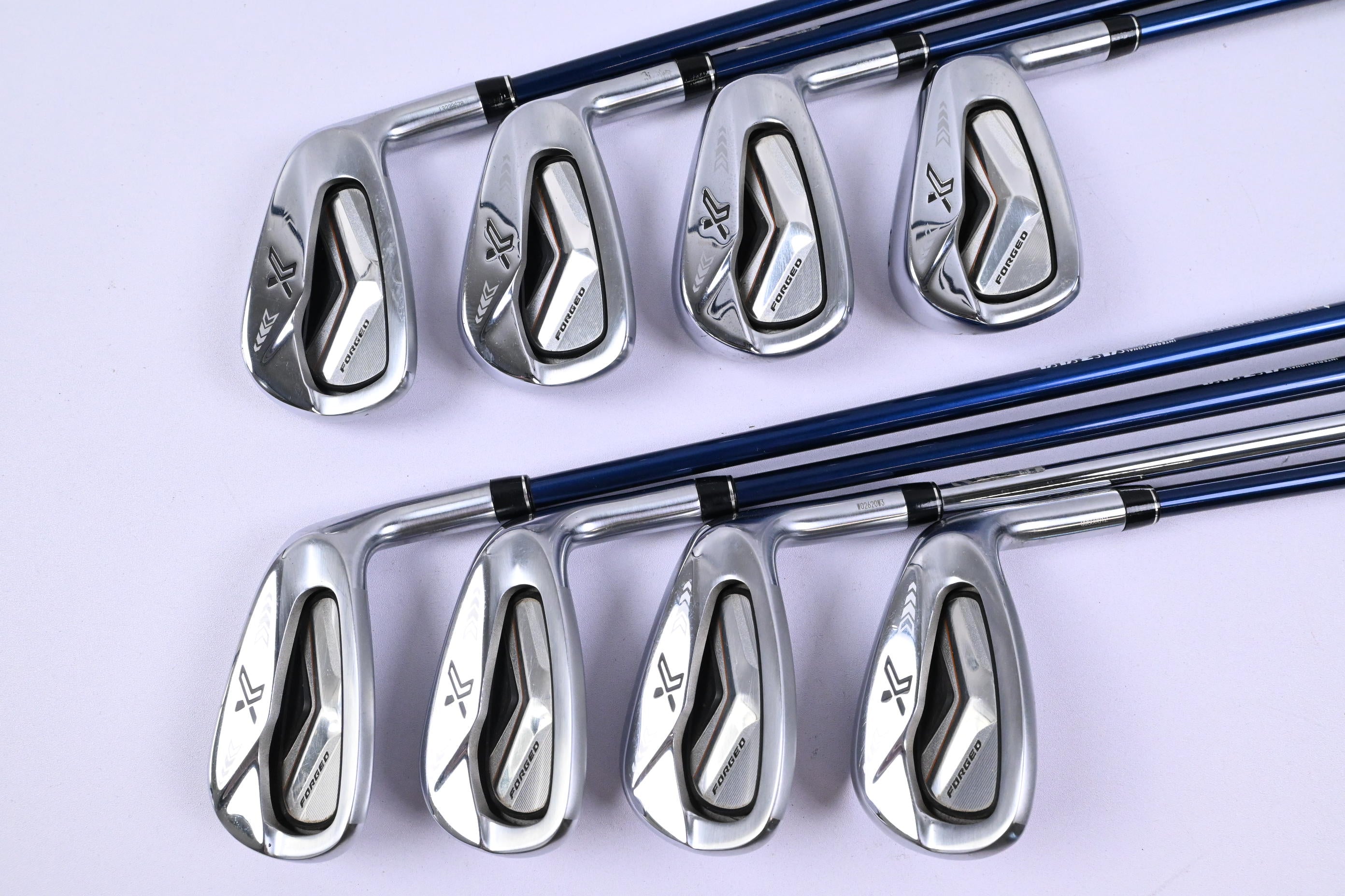 XXIO X 2021 Irons / 5-PW+GW+SW / Stiff Flex Diamana ZX 60 Shafts