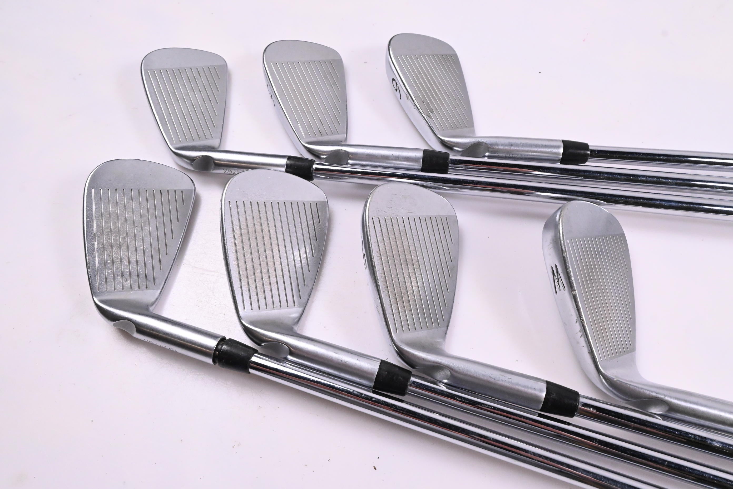 Ping S55 Irons / 4-PW / Black Dot / Stiff Flex Ping AWT 2.0 Shafts
