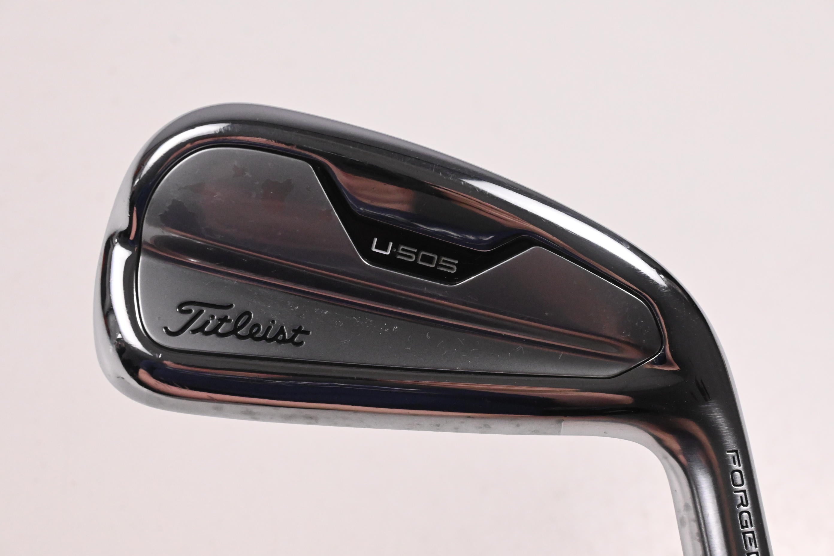 Titleist U505 #2 Iron / 18 Degree / Stiff Flex HZRDUS Smoke RDX Black 80 Shaft
