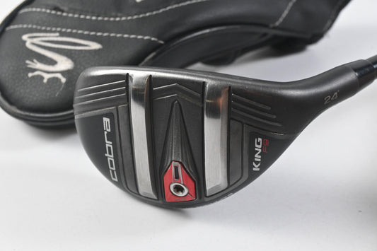 Cobra King F9 #5 Hybrid / 24 Degree / Regular Flex Atmos Black 7